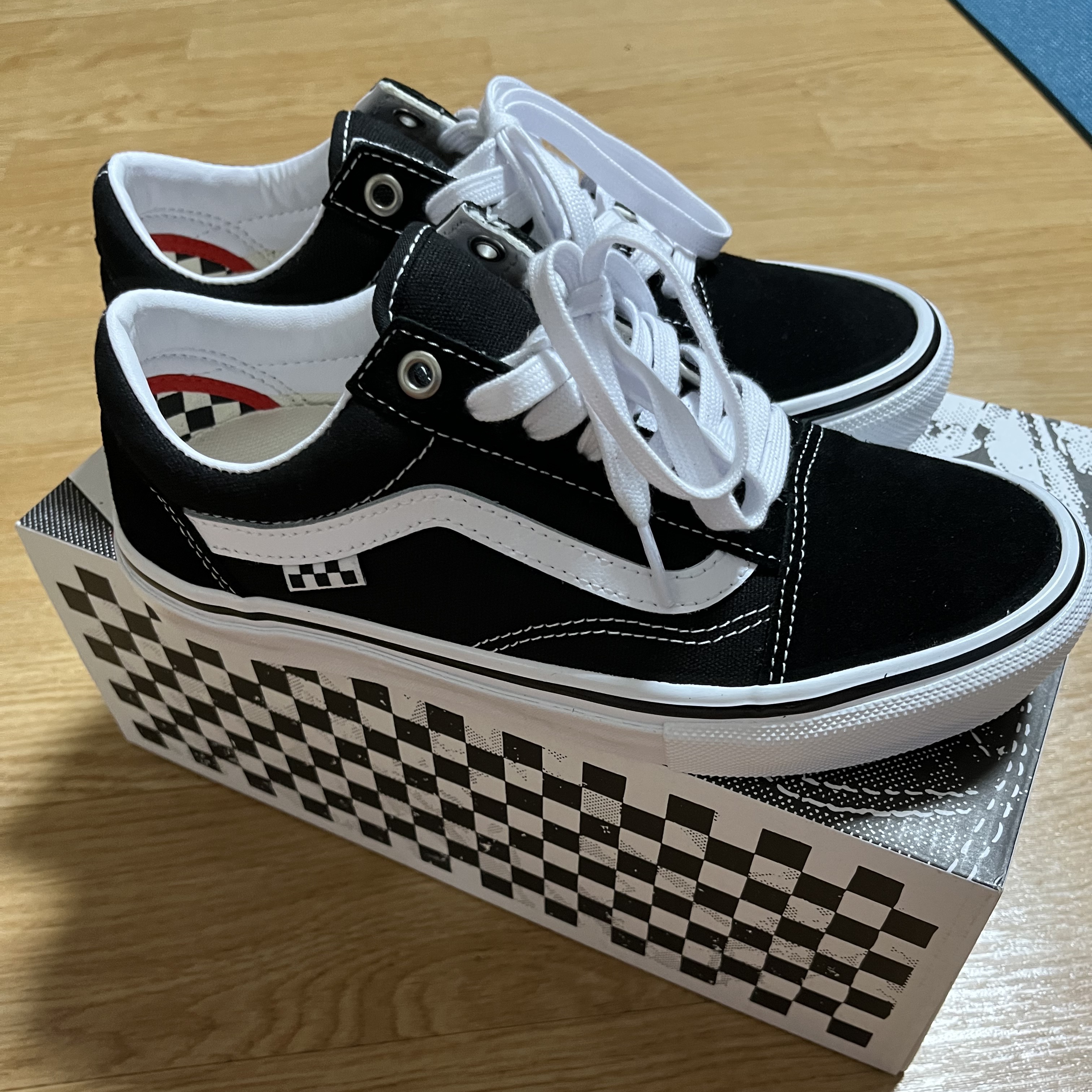 Vans Skate Old Skool Black White 착용 스타일 - 3