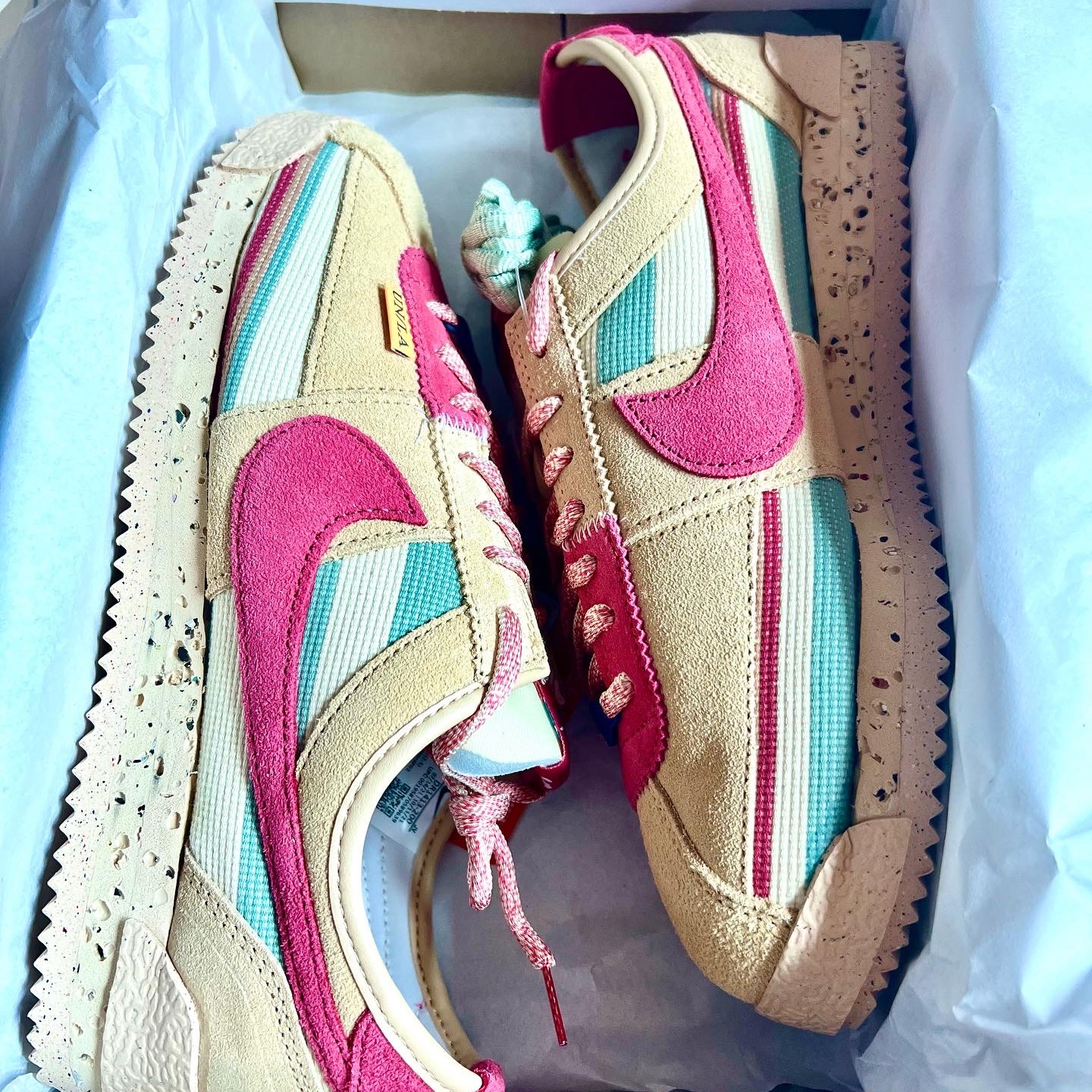 Nike x Union Cortez SP Sesame 착용 스타일 - 2