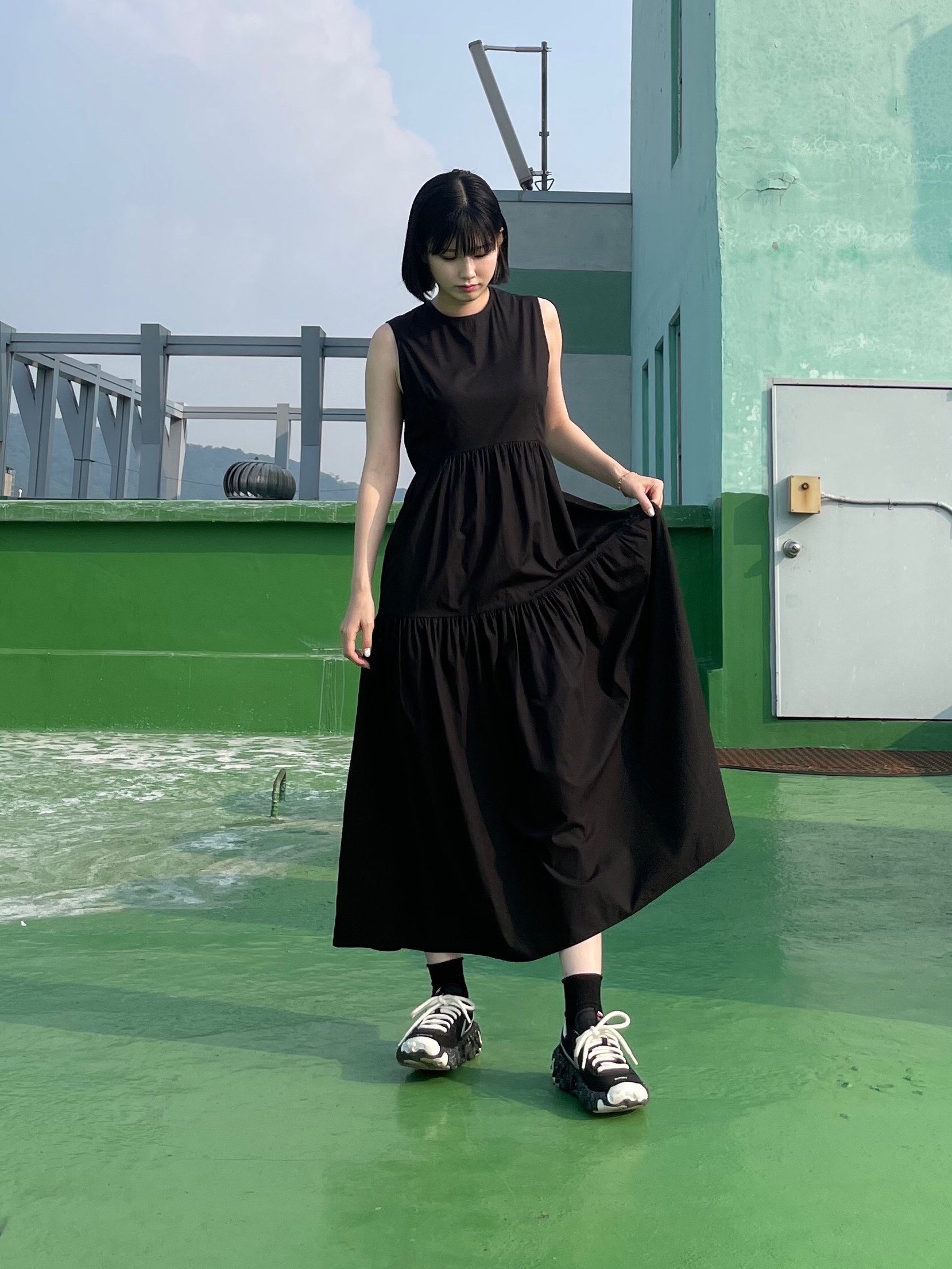 Nike x Undercover Overbreak SP Black 착용 스타일