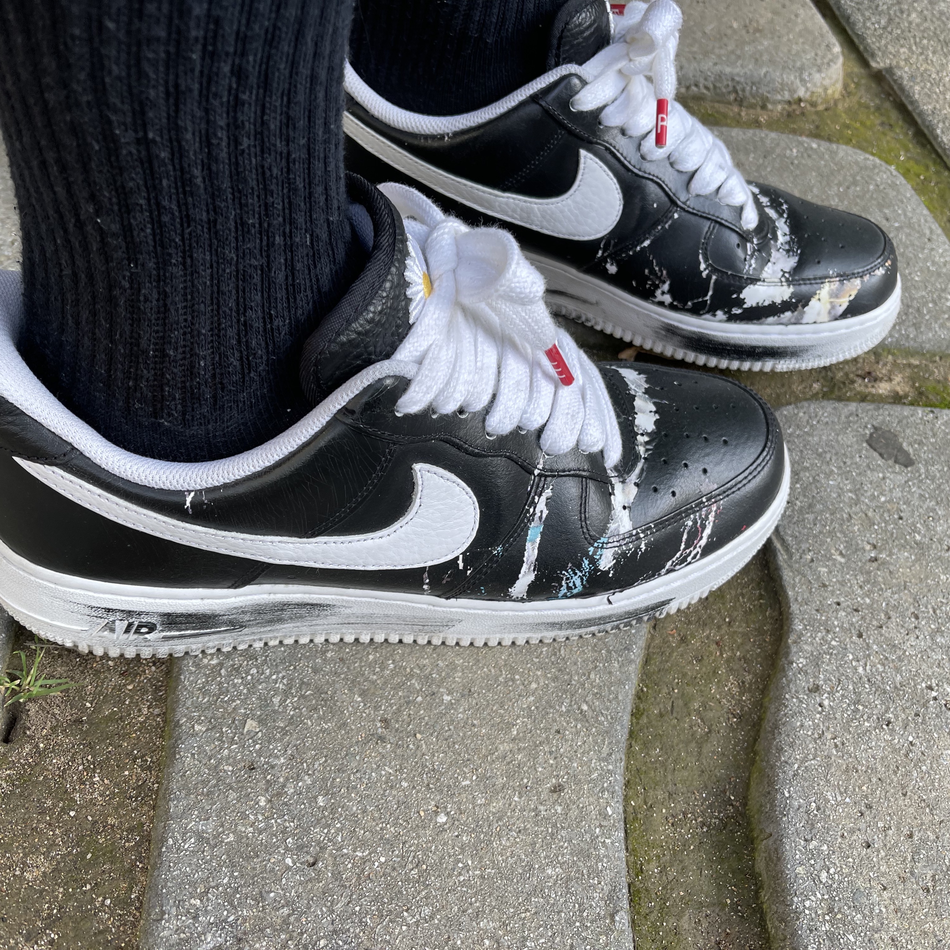 Nike x Peaceminusone Air Force 1 Low Para-Noise 착용 스타일 - 3