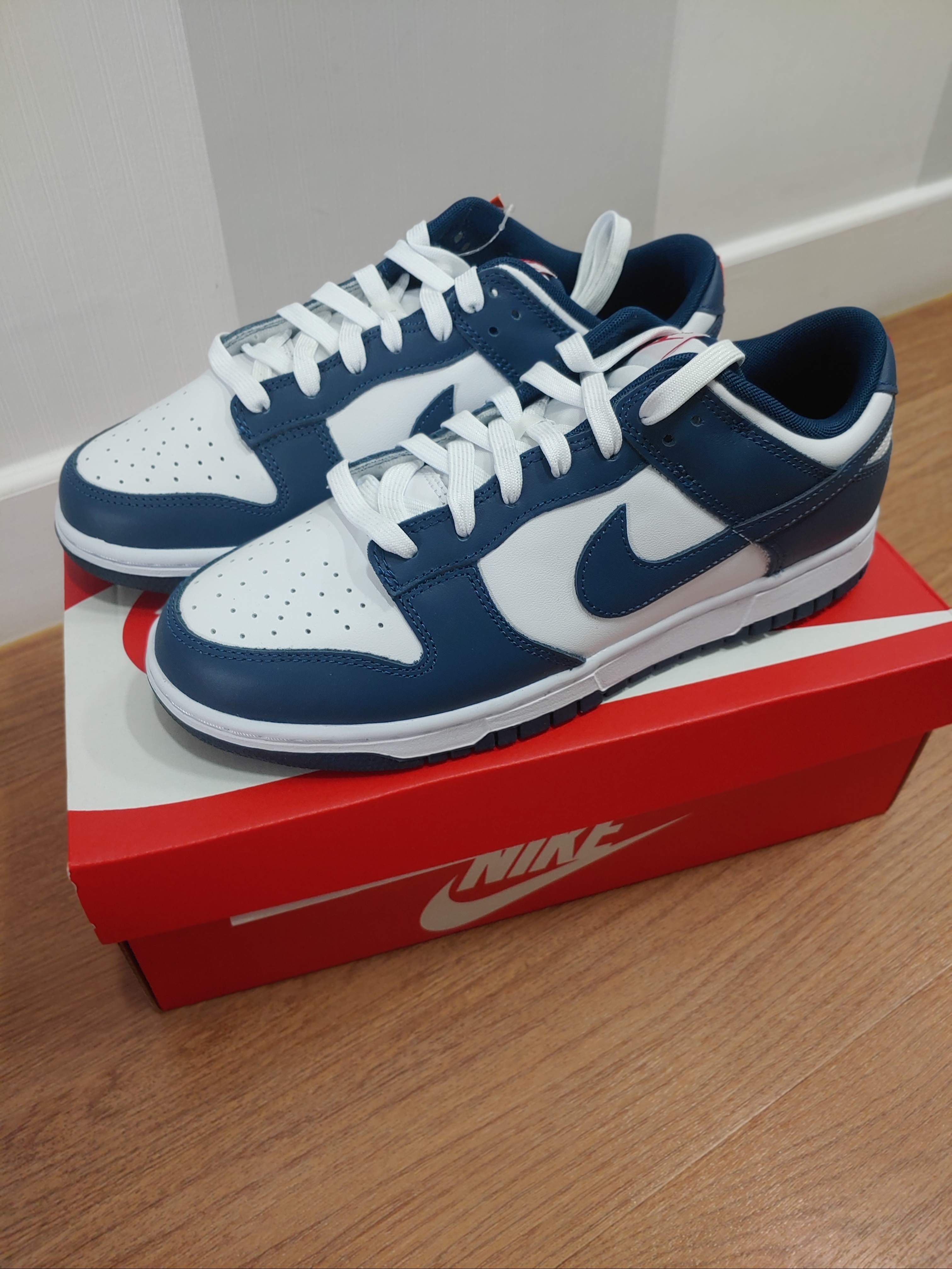 Nike Dunk Low Retro Valerian Blue 착용 스타일 - 1
