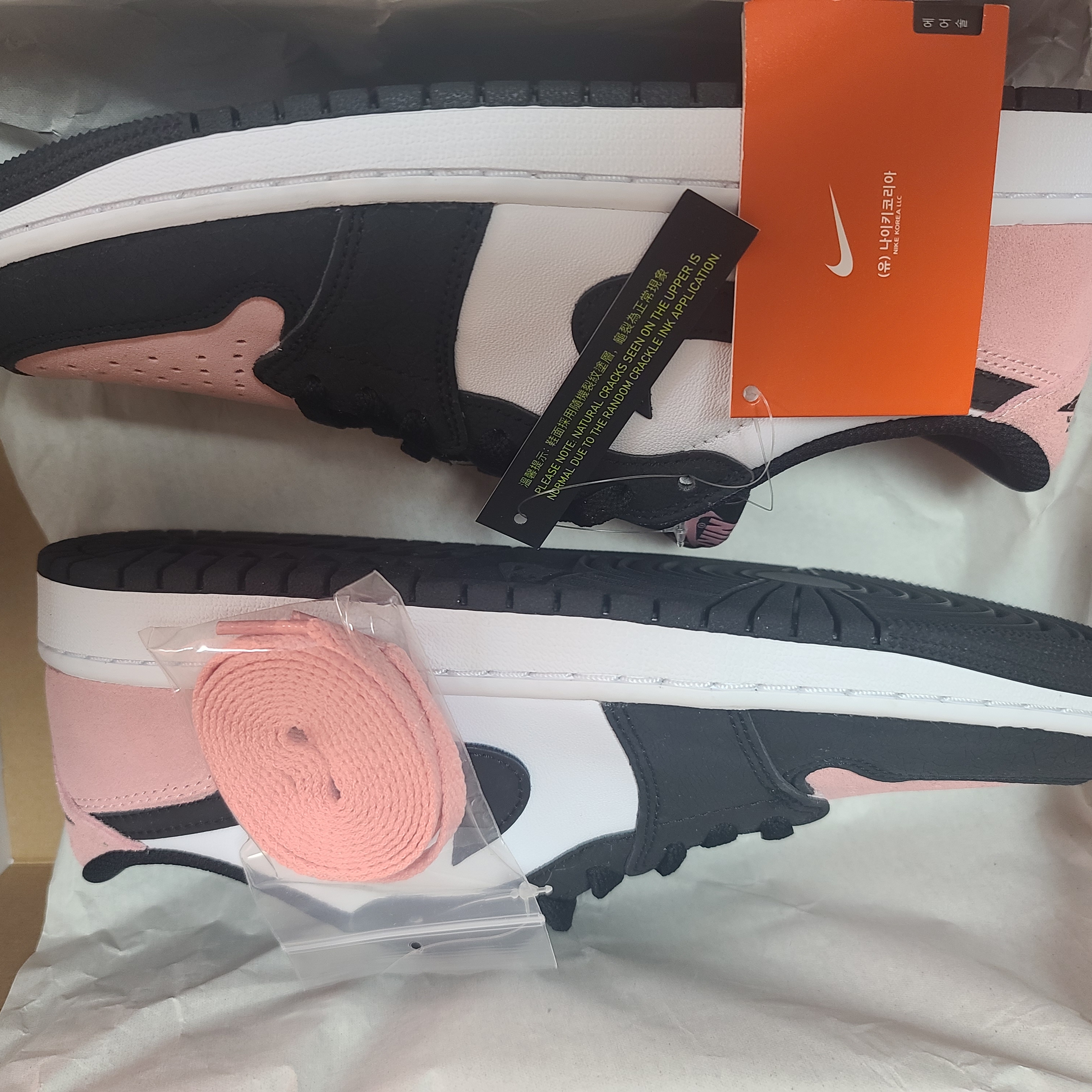 Jordan 1 Retro Low OG Bleached Coral 착용 스타일 - 2