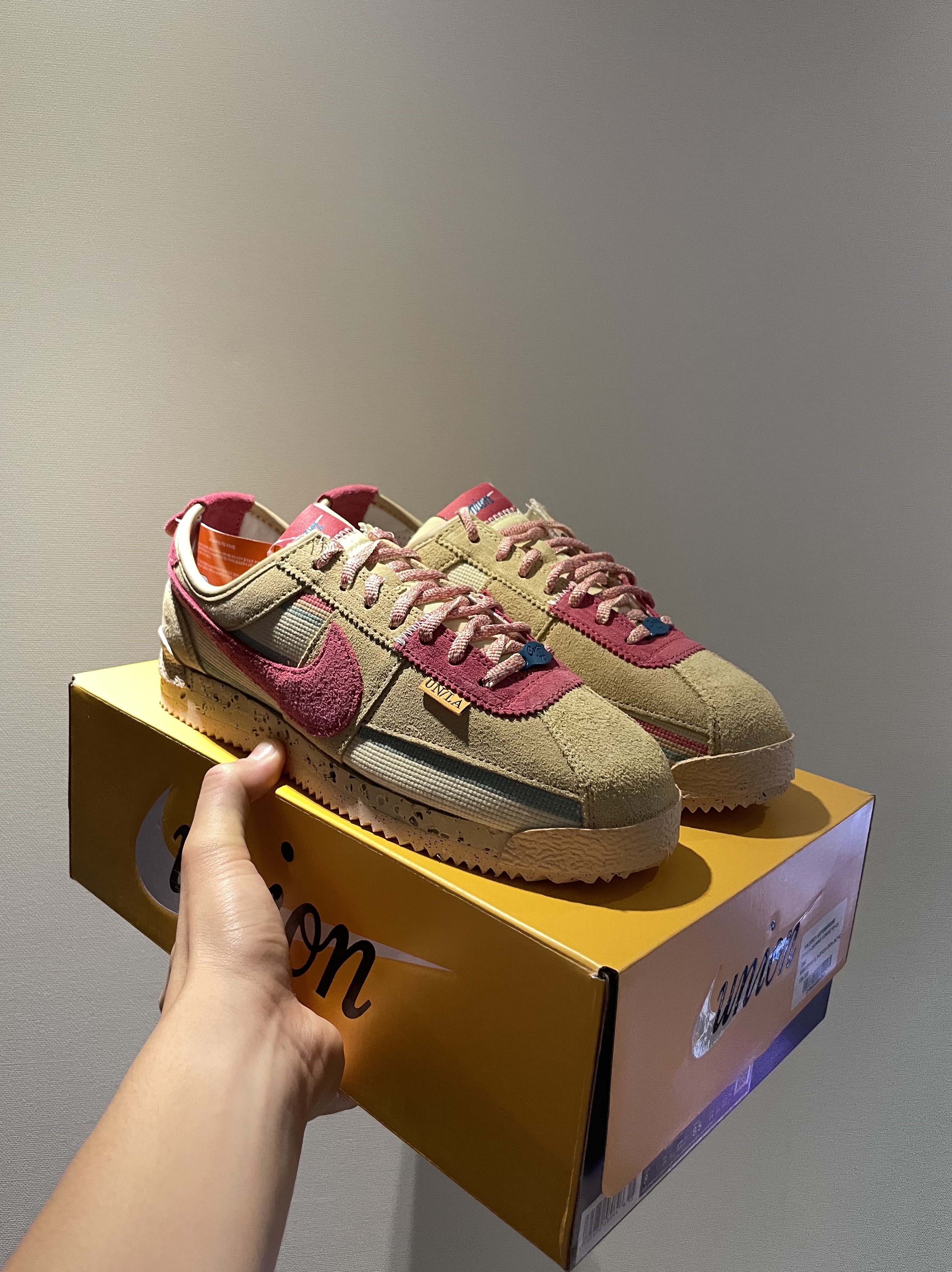 Nike x Union Cortez SP Sesame 착용 스타일 - 2