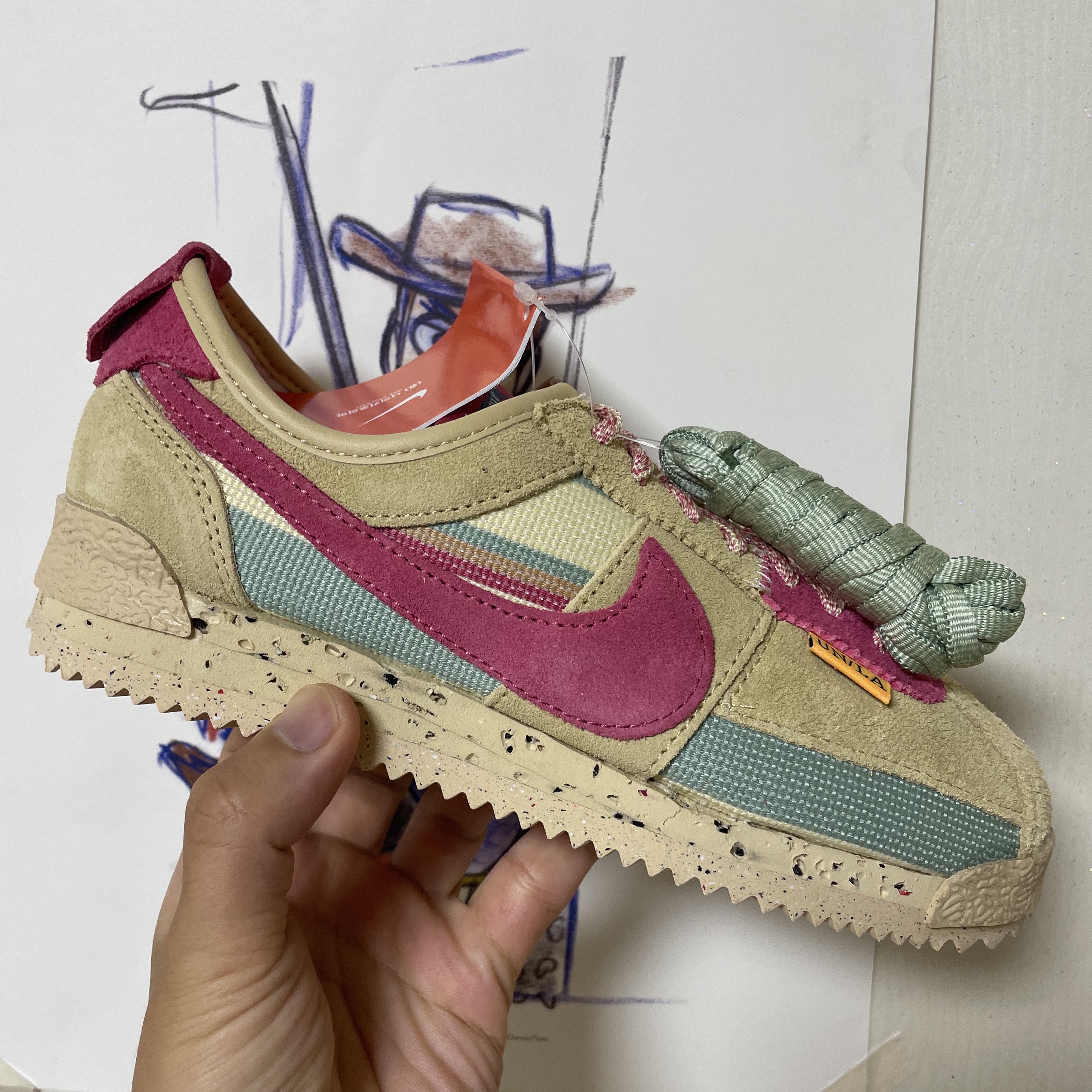 Nike x Union Cortez SP Sesame 착용 스타일
