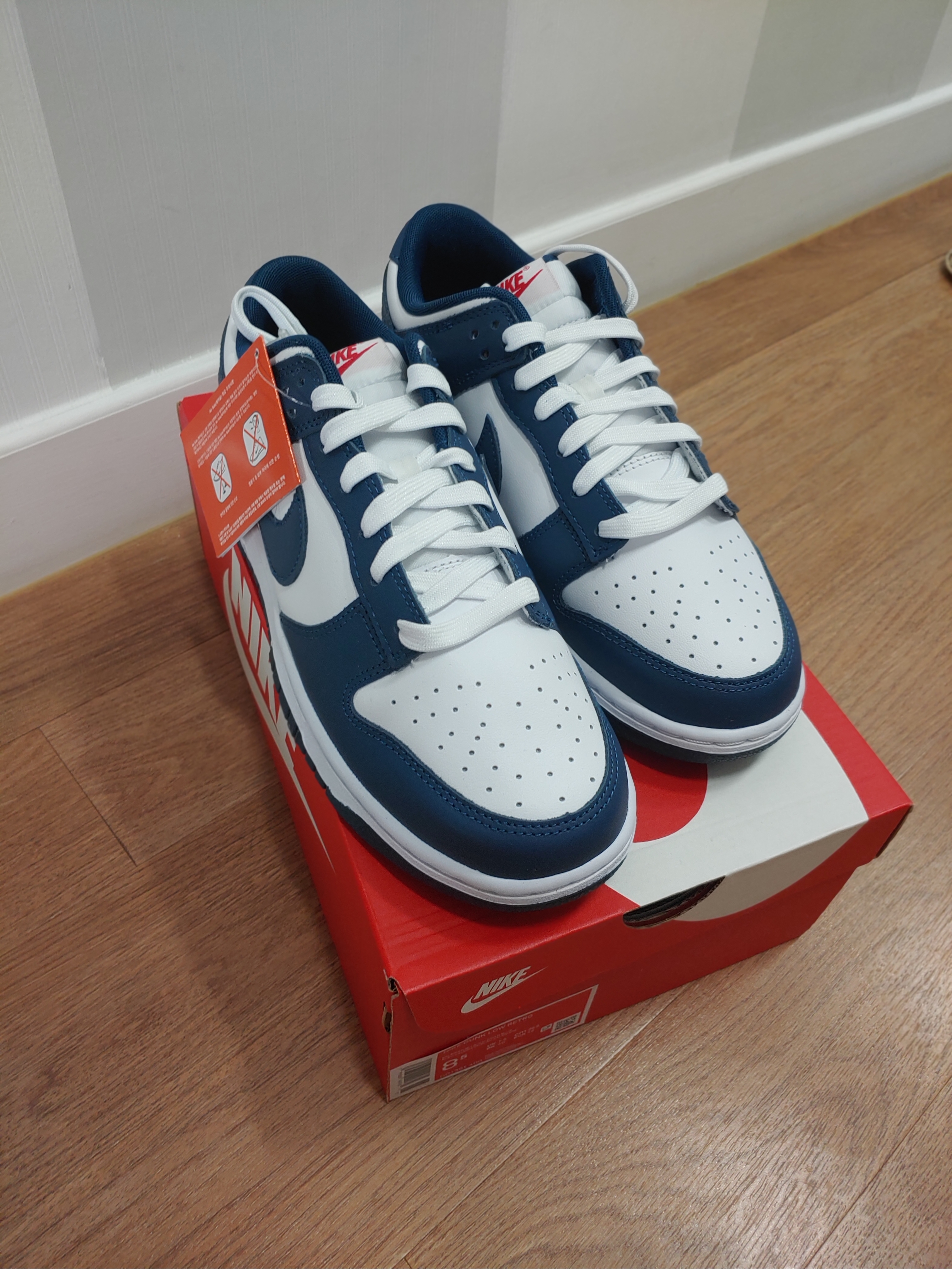 Nike Dunk Low Retro Valerian Blue 착용 스타일 - 2