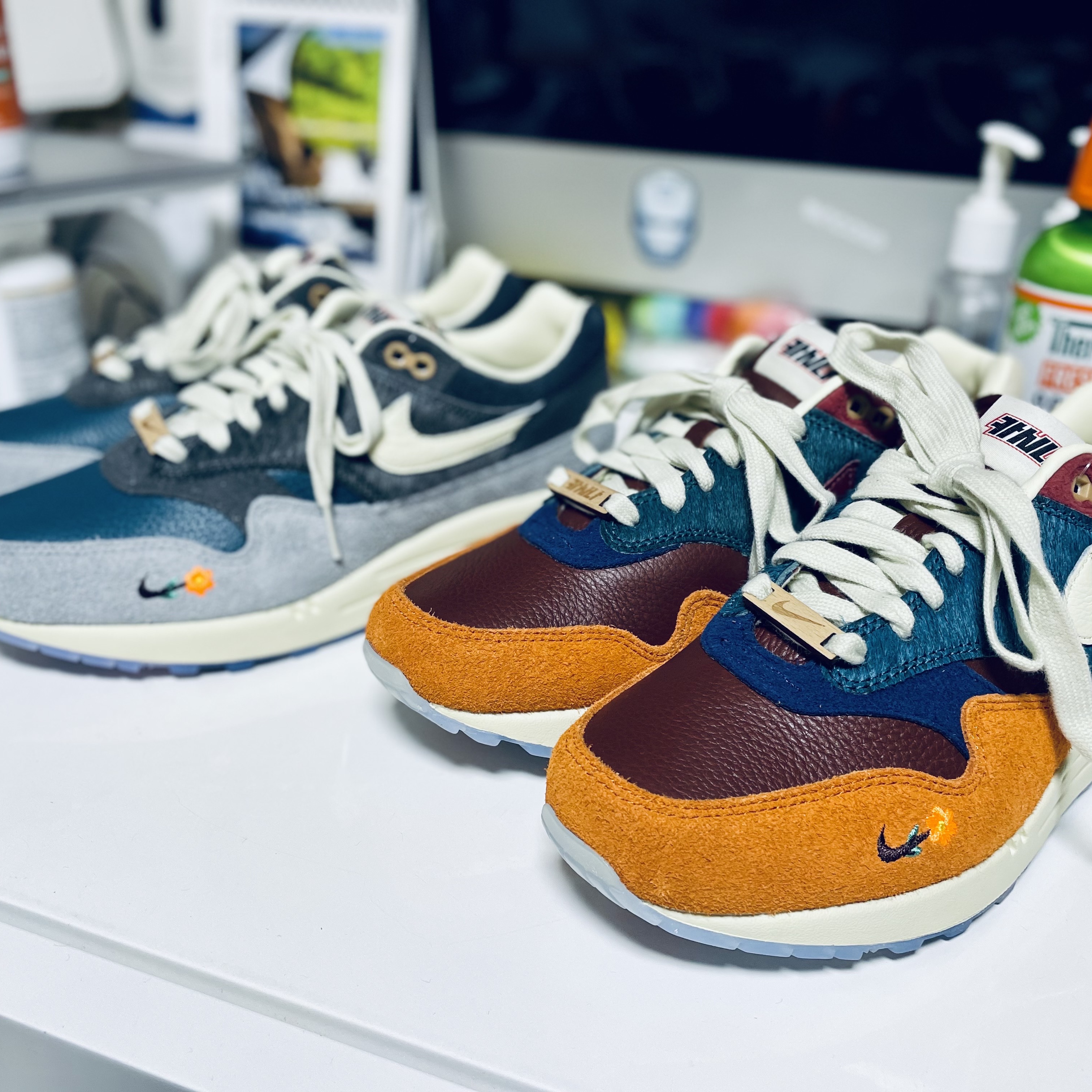 Nike x Kasina Air Max 1 SP Won-Ang Particle Grey 착용 스타일