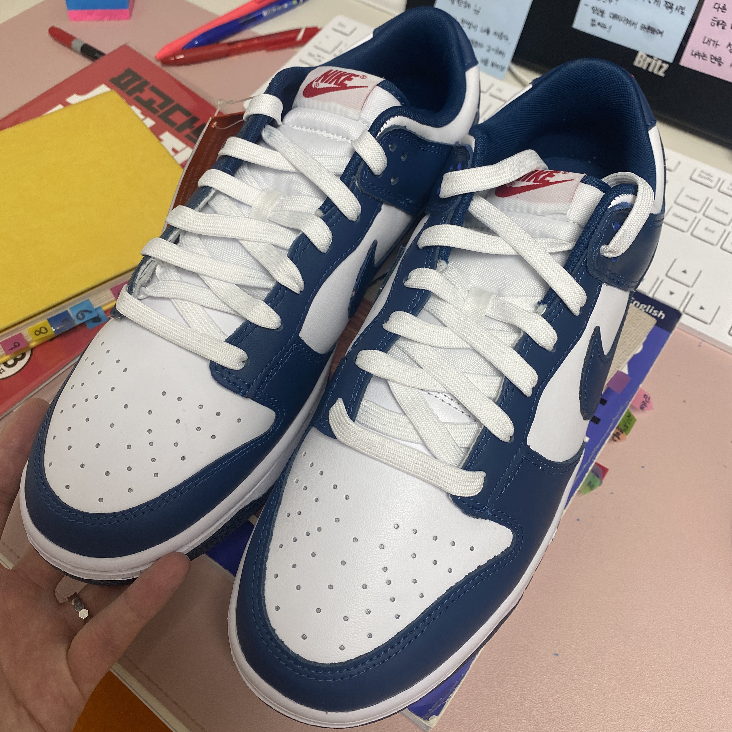 Nike Dunk Low Retro Valerian Blue 착용 스타일