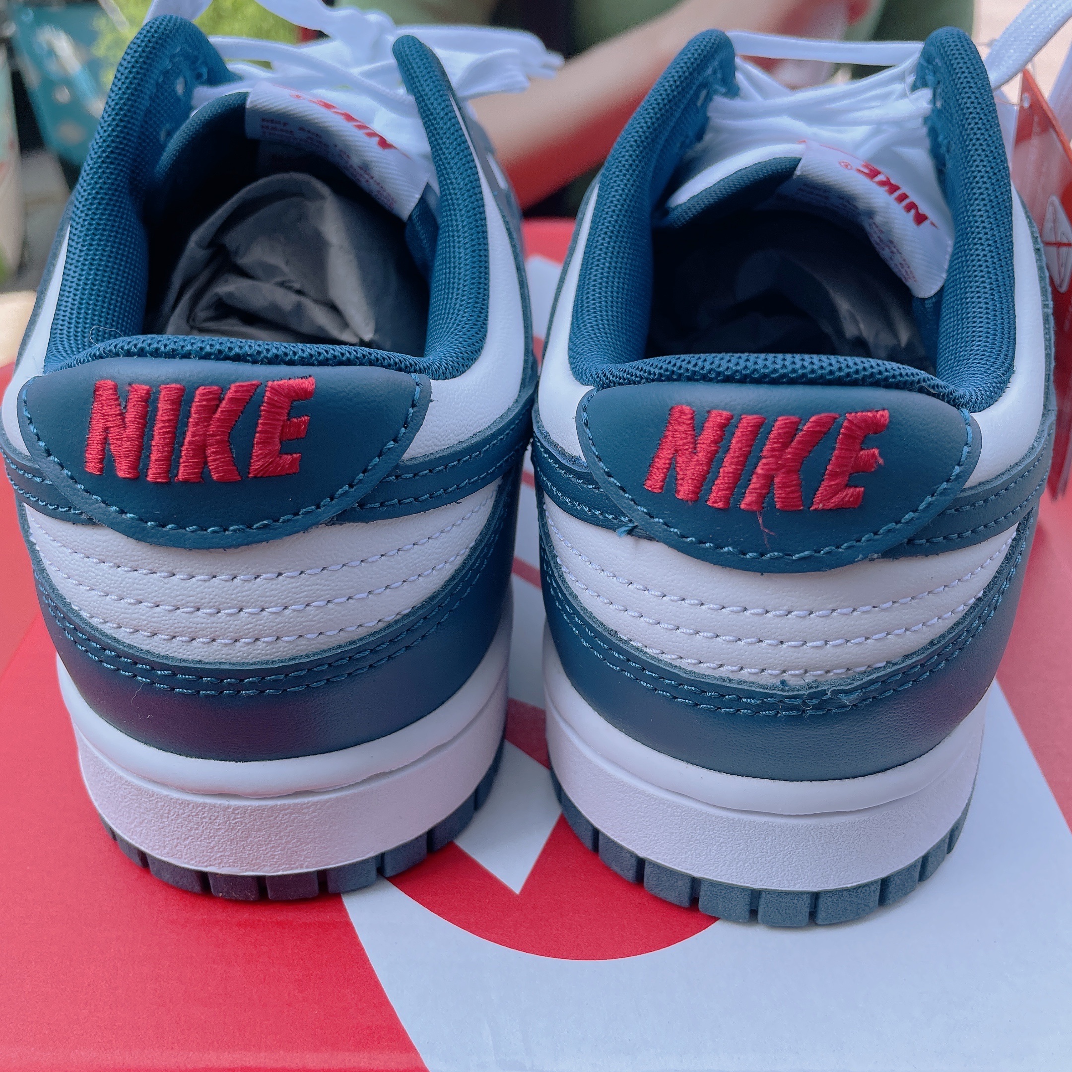 Nike Dunk Low Retro Valerian Blue 착용 스타일 - 3