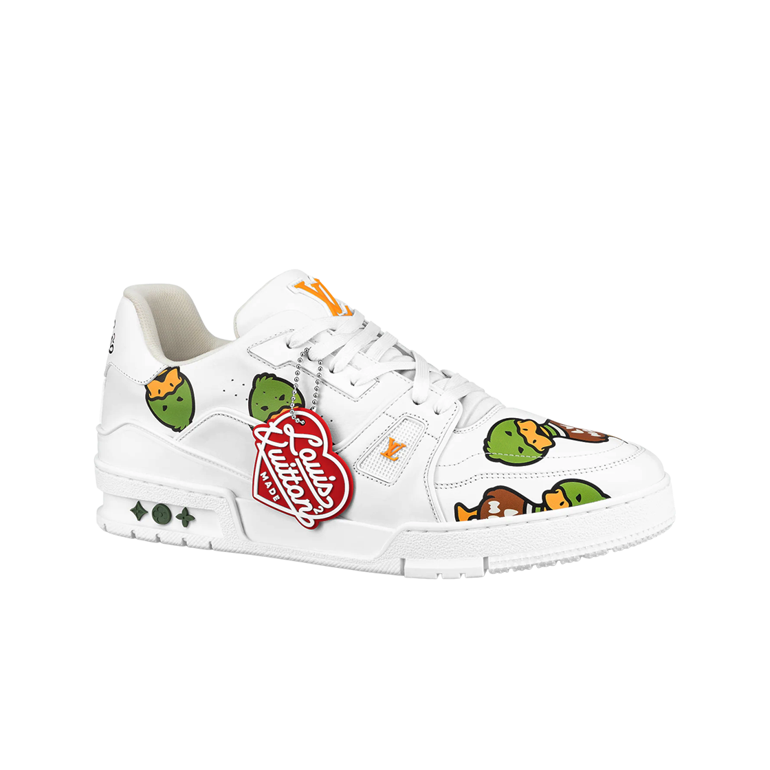 루이비통 x 니고 LV 트레이너 스니커즈 화이트(Louis Vuitton x Nigo LV Trainer Sneakers White)