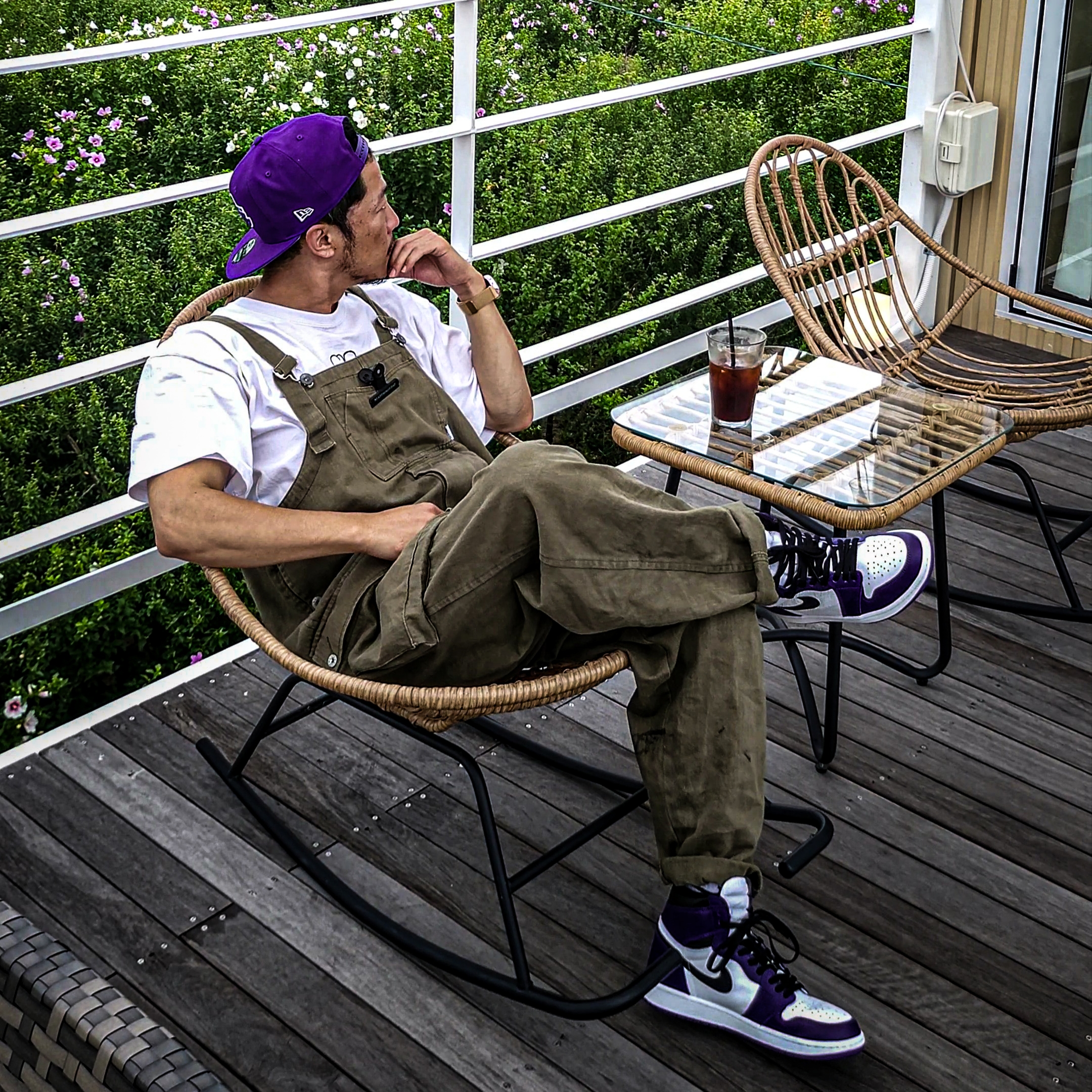 Jordan 1 Retro High OG Court Purple 2020 착용 스타일