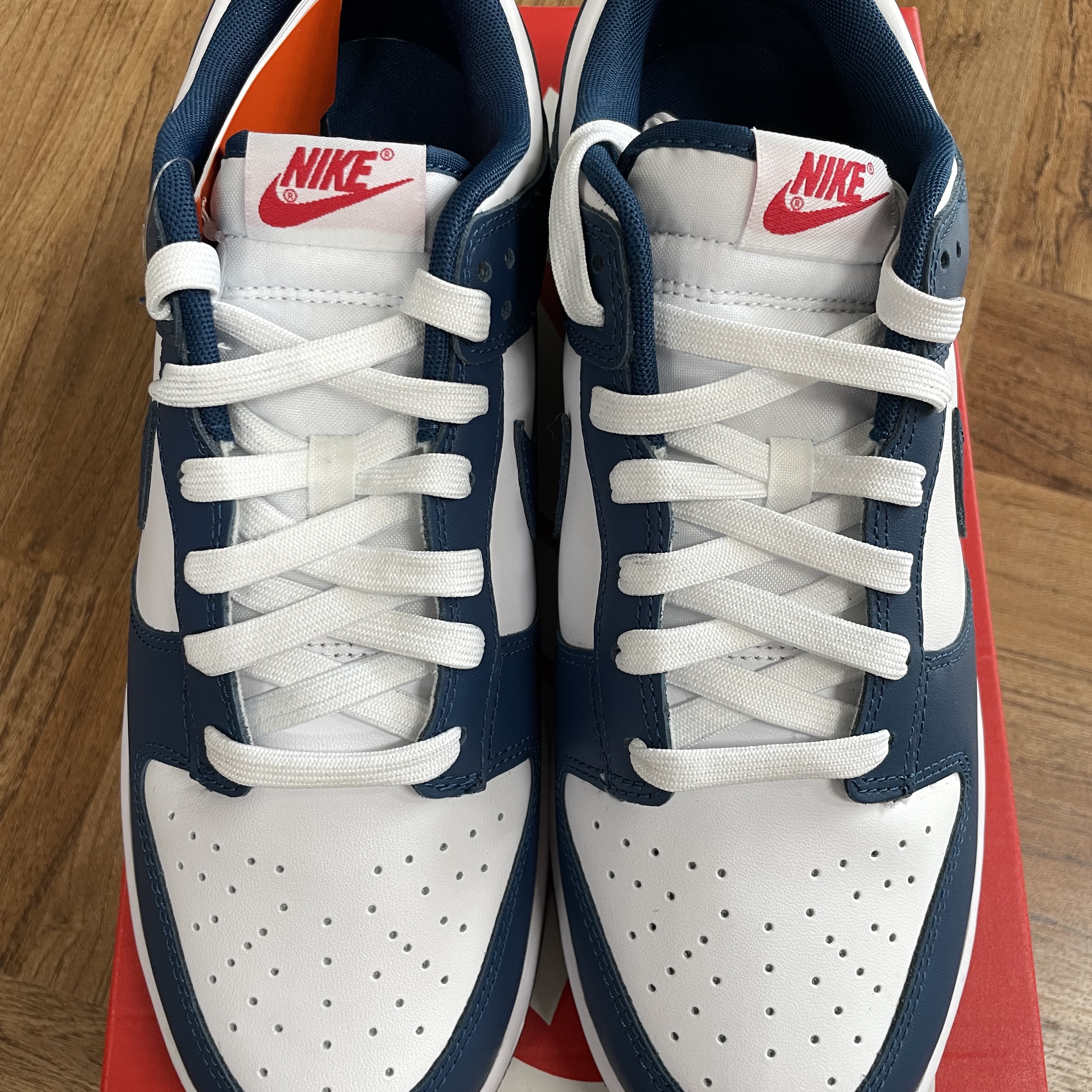 Nike Dunk Low Retro Valerian Blue 착용 스타일 - 2