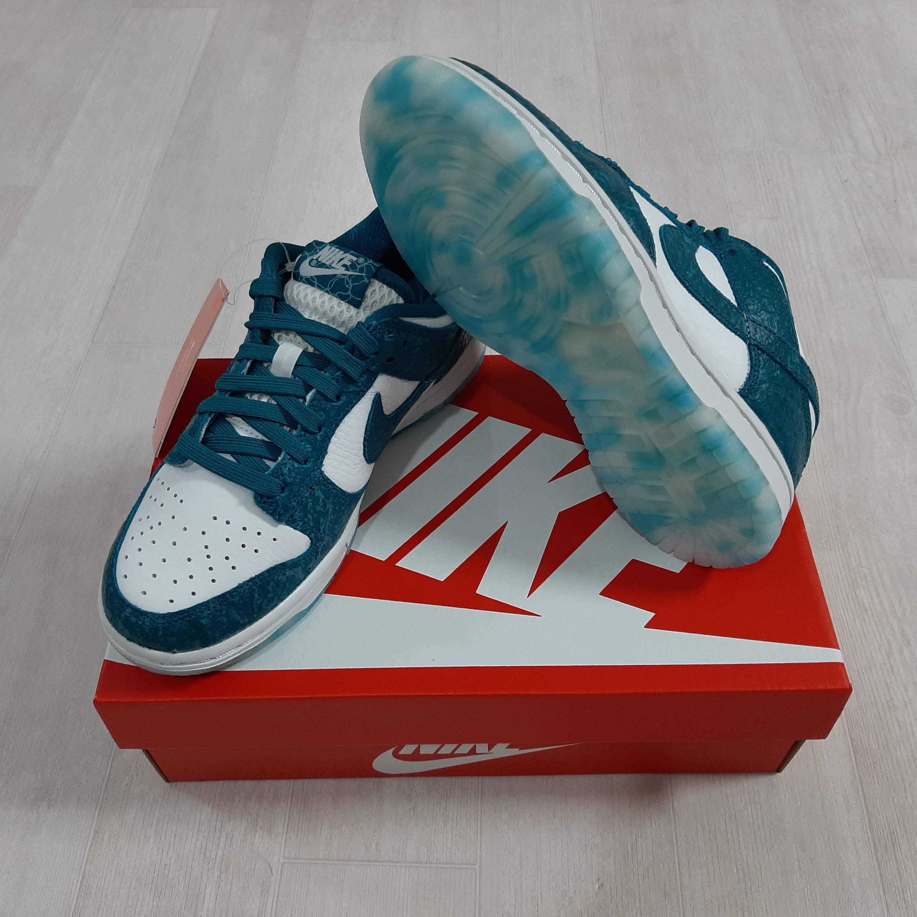 (W) Nike Dunk Low Ocean 착용 스타일 - 1