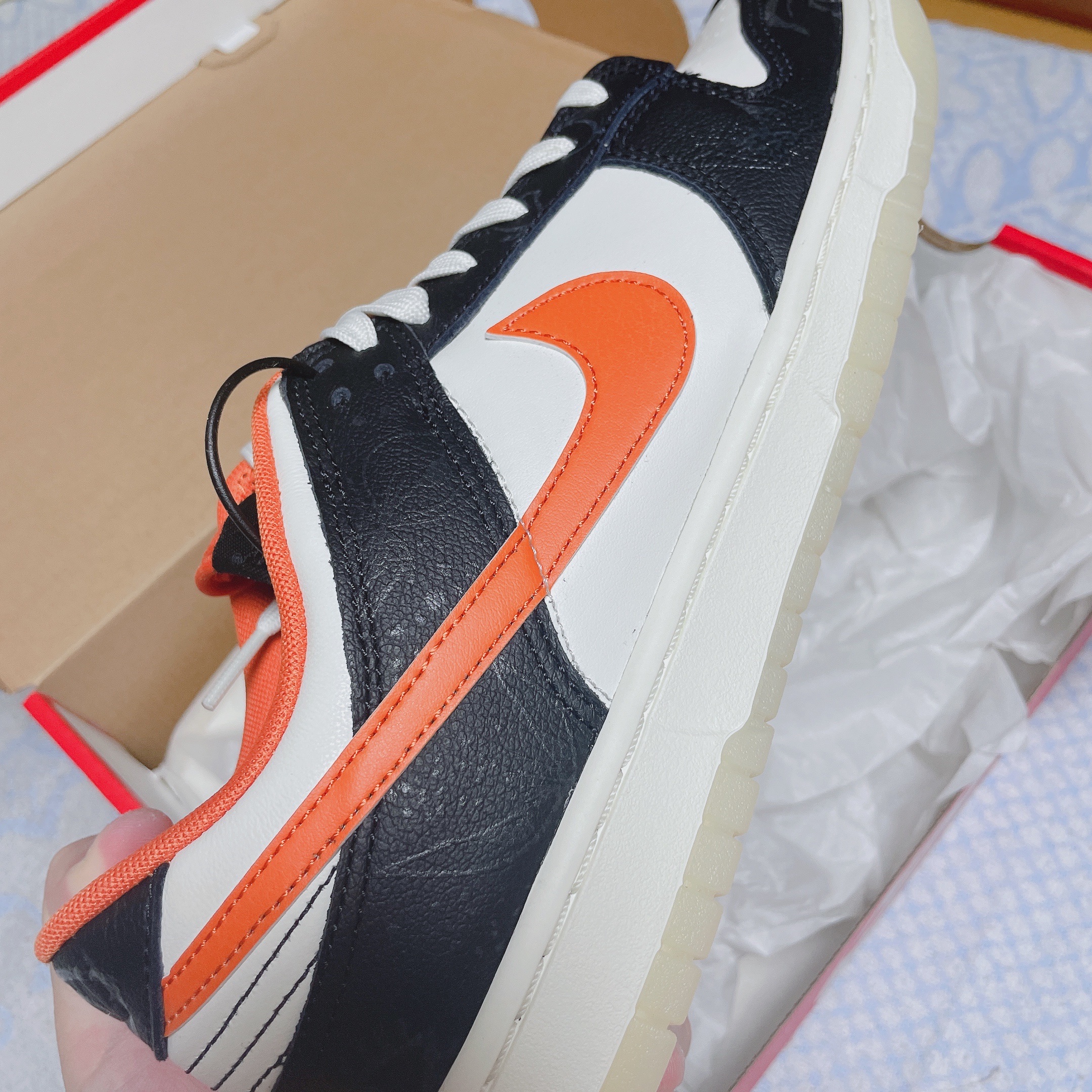 Nike Dunk Low Retro PRM Halloween 착용 스타일 - 2