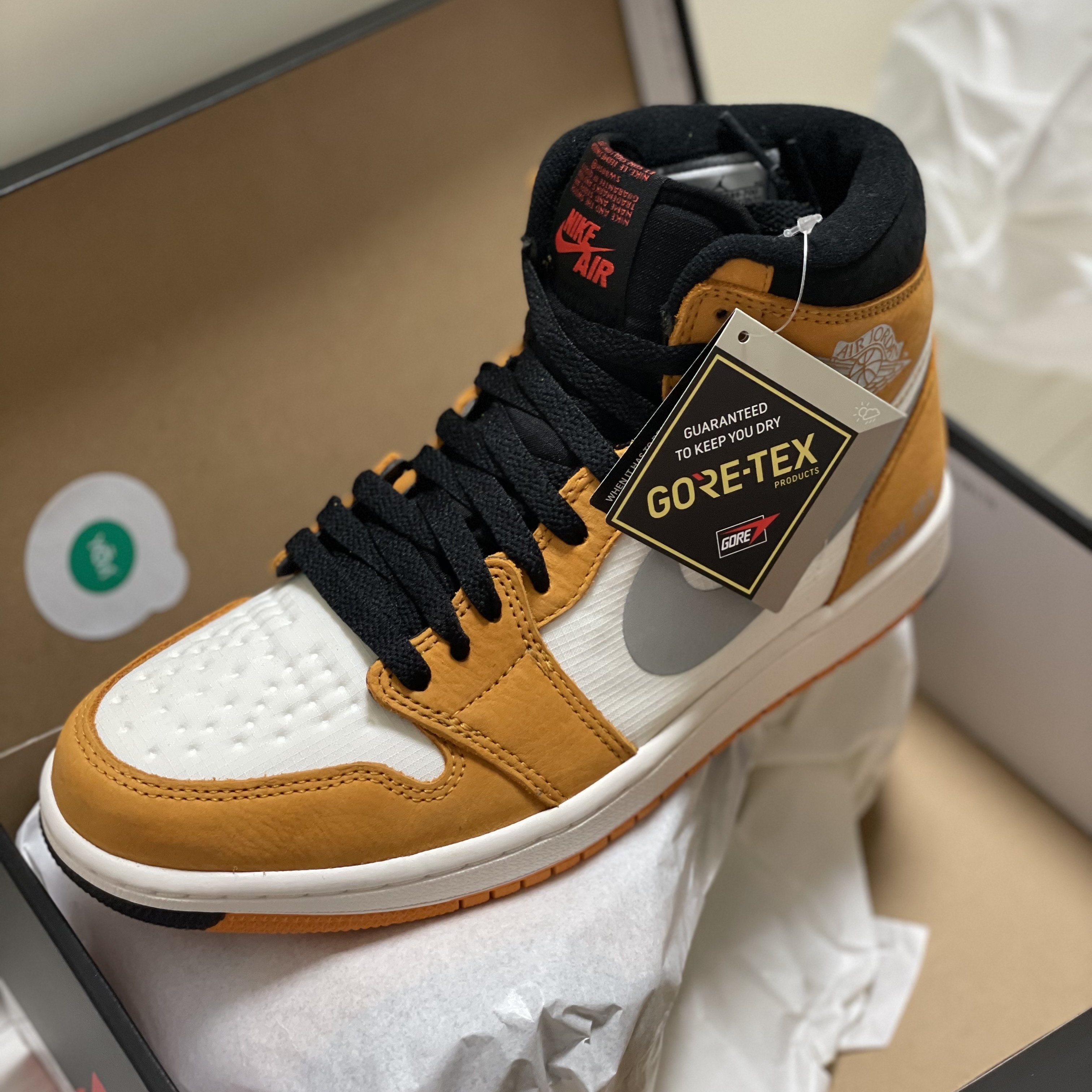 Jordan 1 Element Gore-Tex Light Curry 착용 스타일