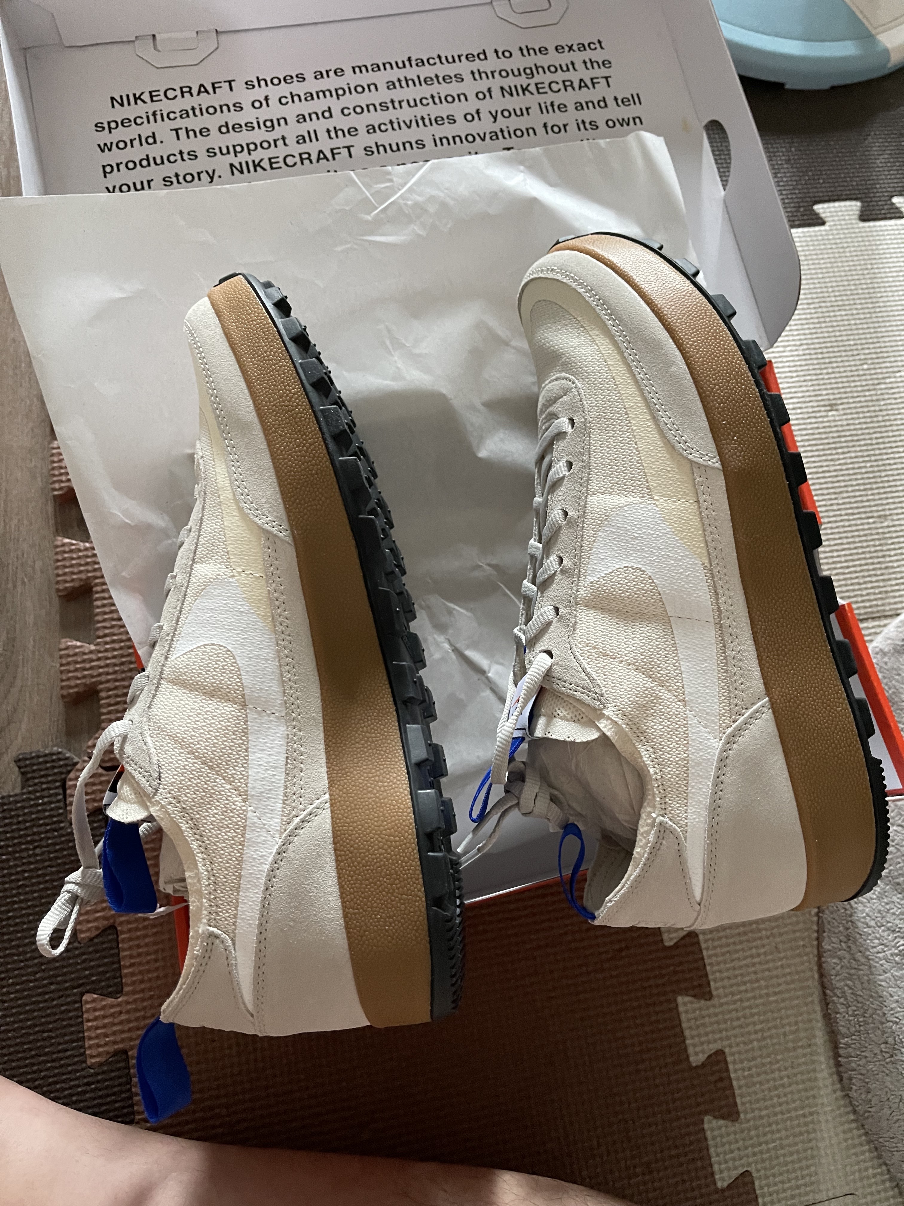 Nike x Tom Sachs General Purpose Shoe Light Cream 착용 스타일 - 1