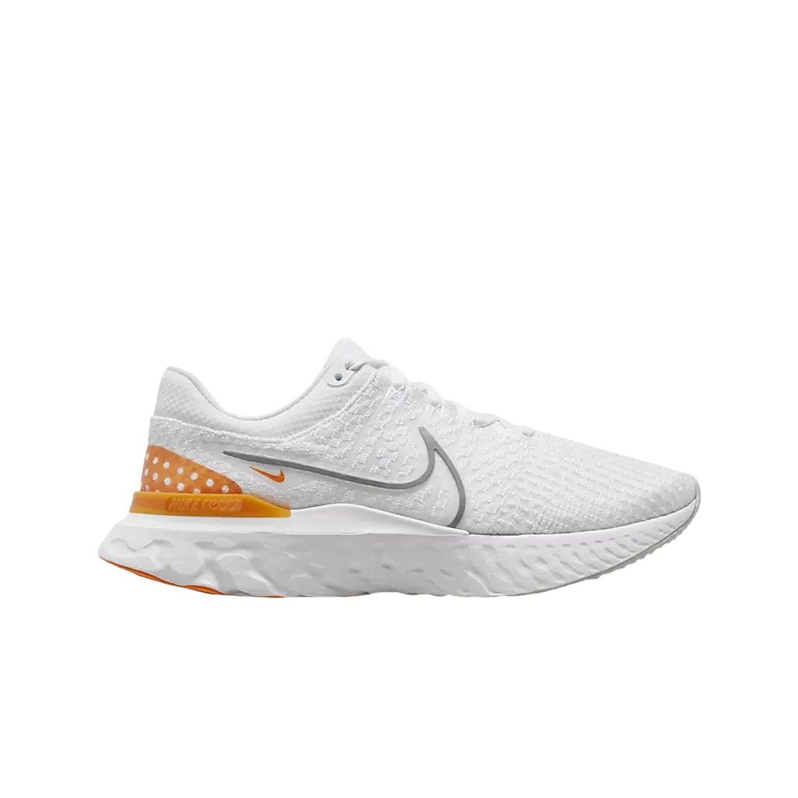 나이키 리액트 인피니티 런 플라이니트 3 화이트 그레이 쿰쾃(Nike React Infinity Run Flyknit 3 White Grey Kumquat)