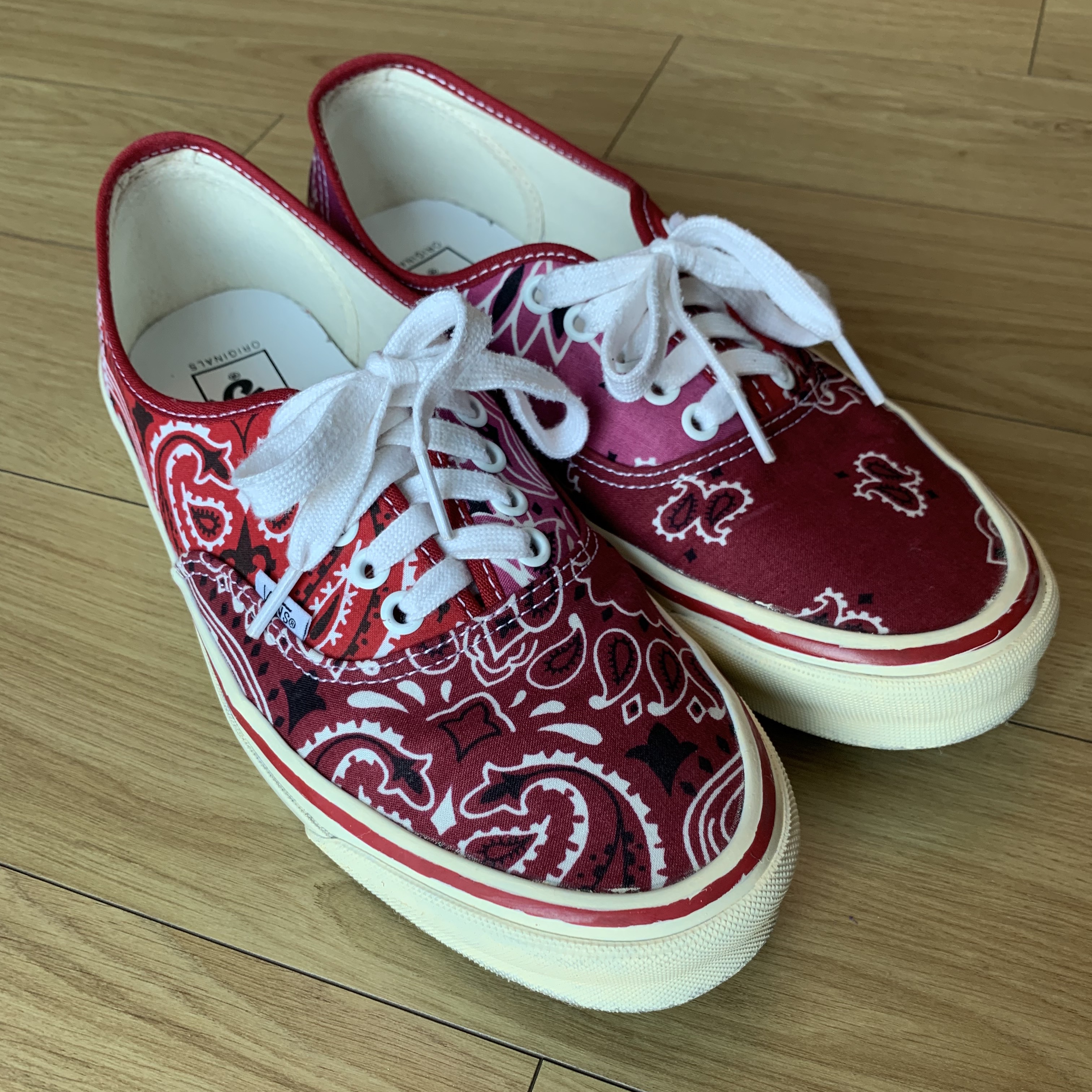 Vans Vault x Bedwin & The Heartbreakers OG Authentic LX Multi-Color-Red 착용 스타일