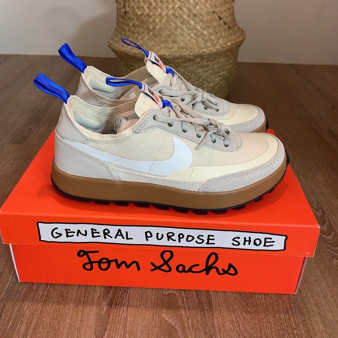 Nike x Tom Sachs General Purpose Shoe Light Cream 착용 스타일