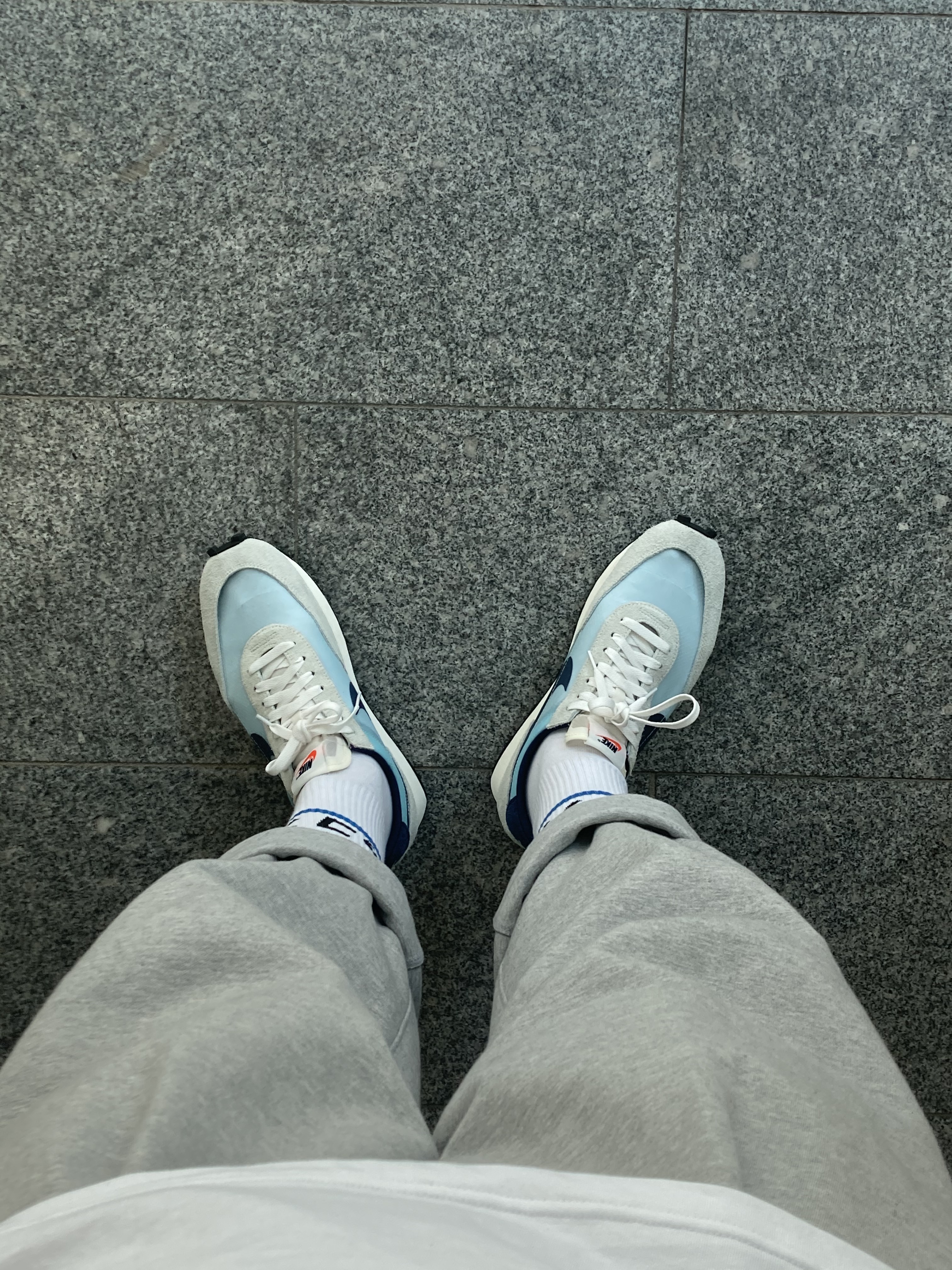 Nike Daybreak SP Teal Tint Midnight Navy 착용 스타일