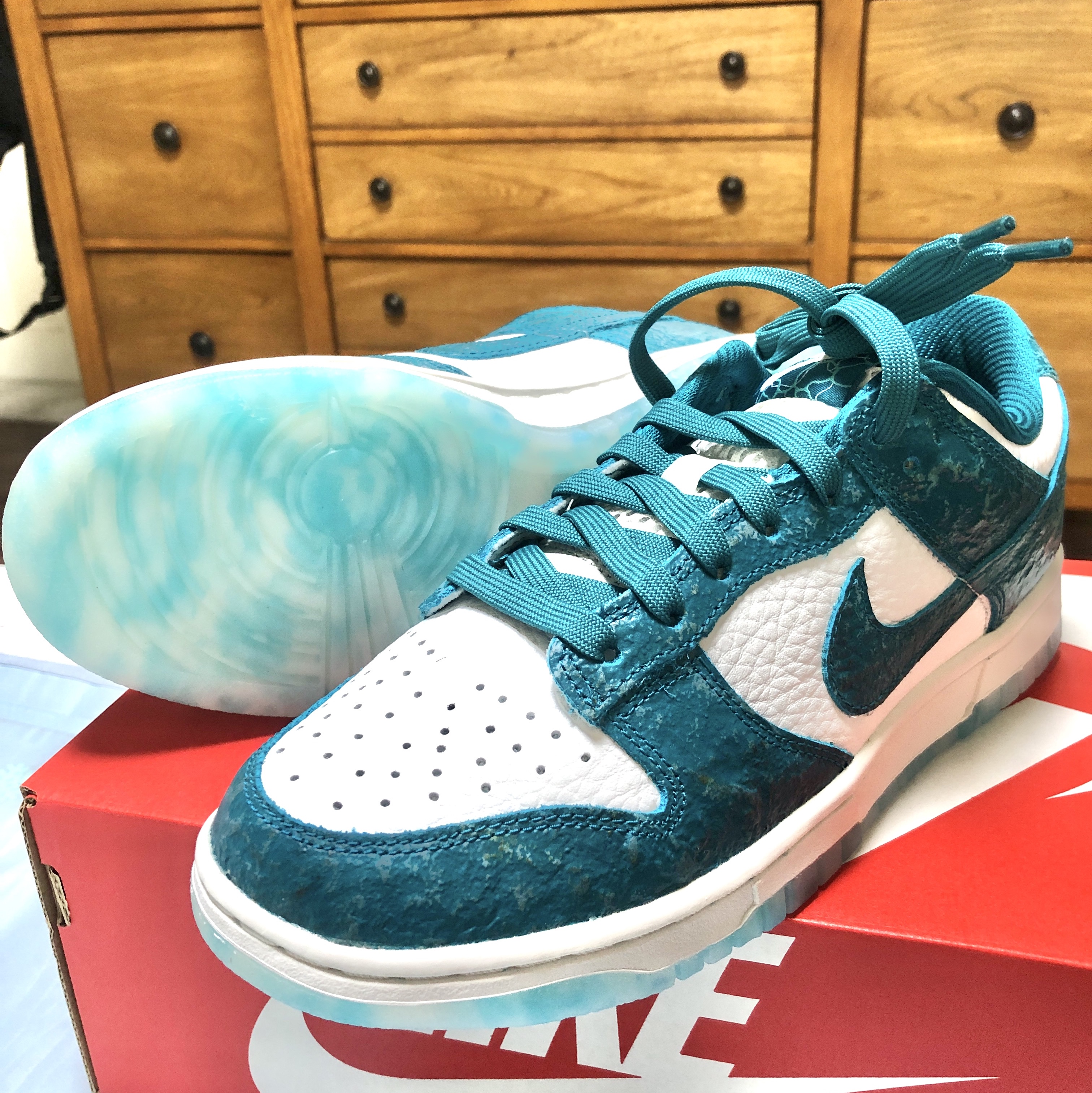(W) Nike Dunk Low Ocean 착용 스타일