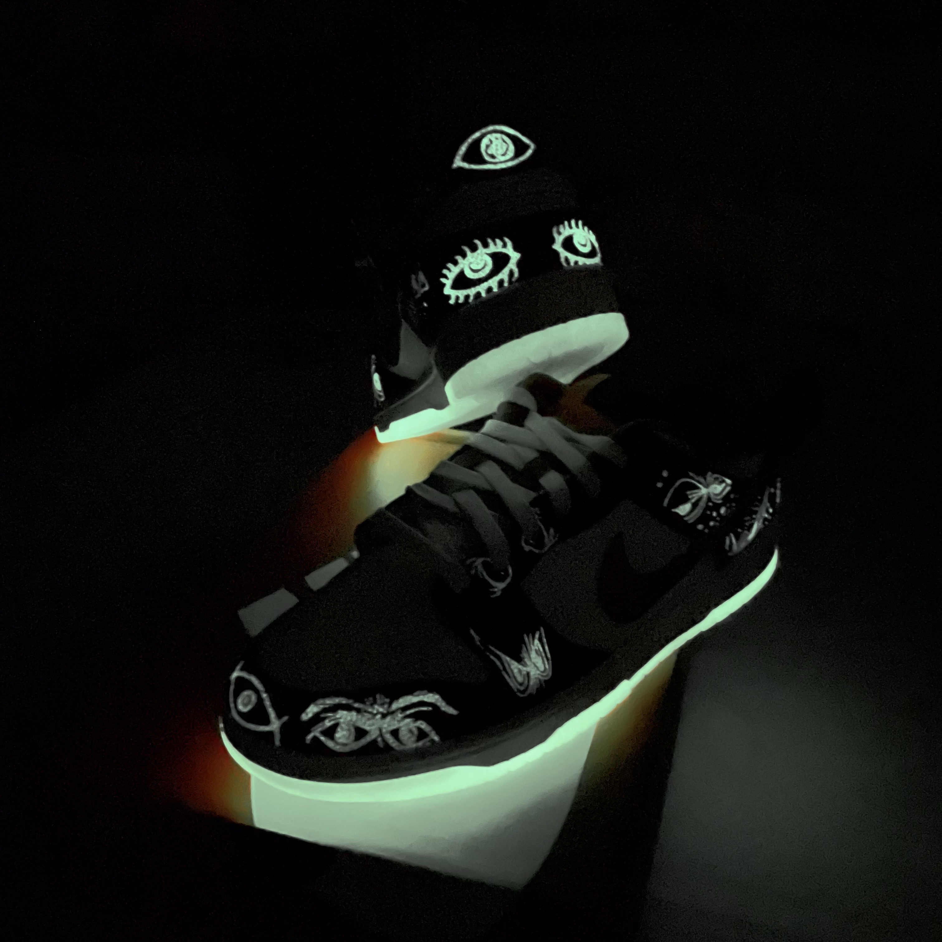 Nike Dunk Low Retro PRM Halloween 착용 스타일 - 5