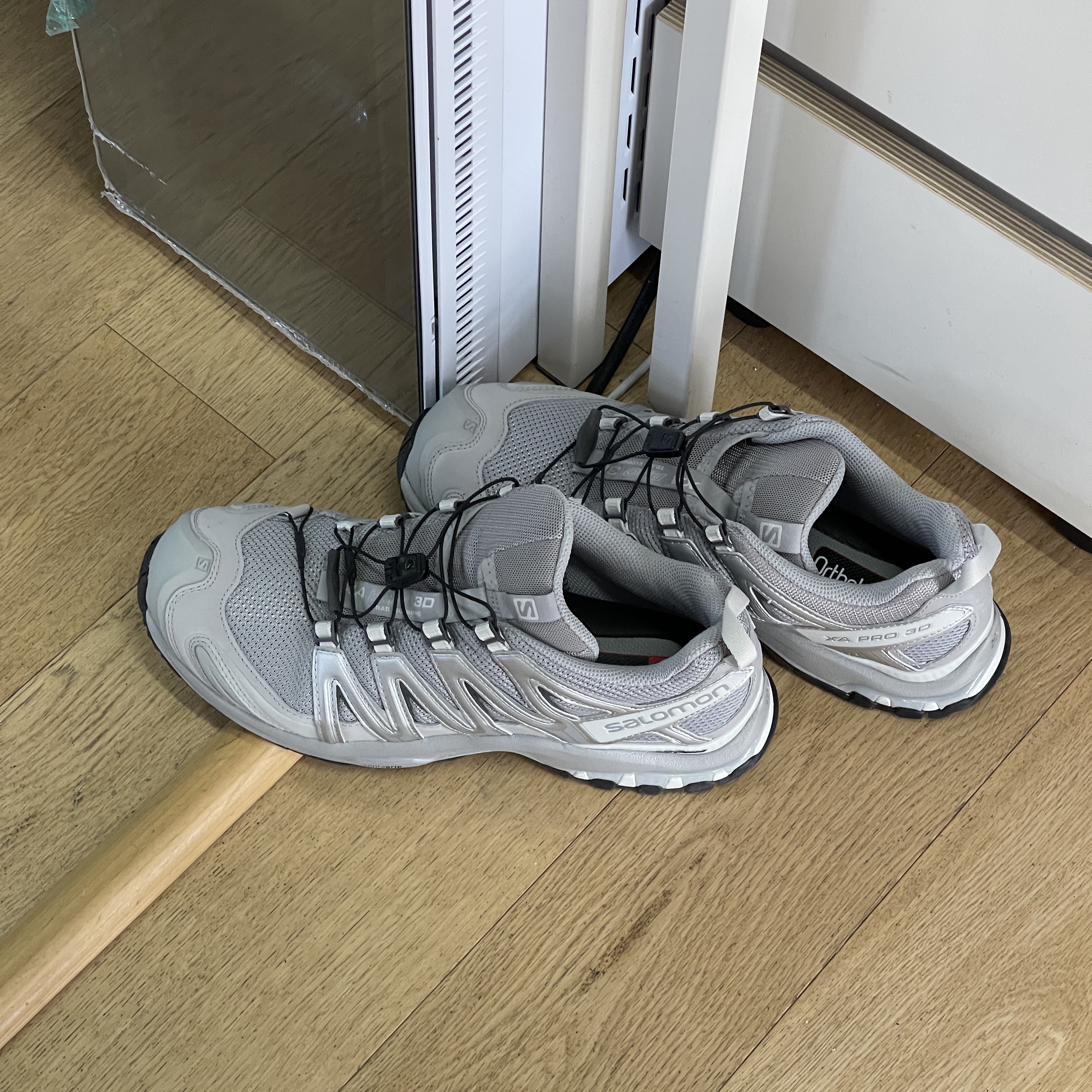 Salomon XA Pro 3D Alloy Silver 착용 스타일