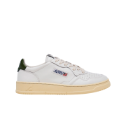 Autry Medalist Low Leather Sneakers White Green