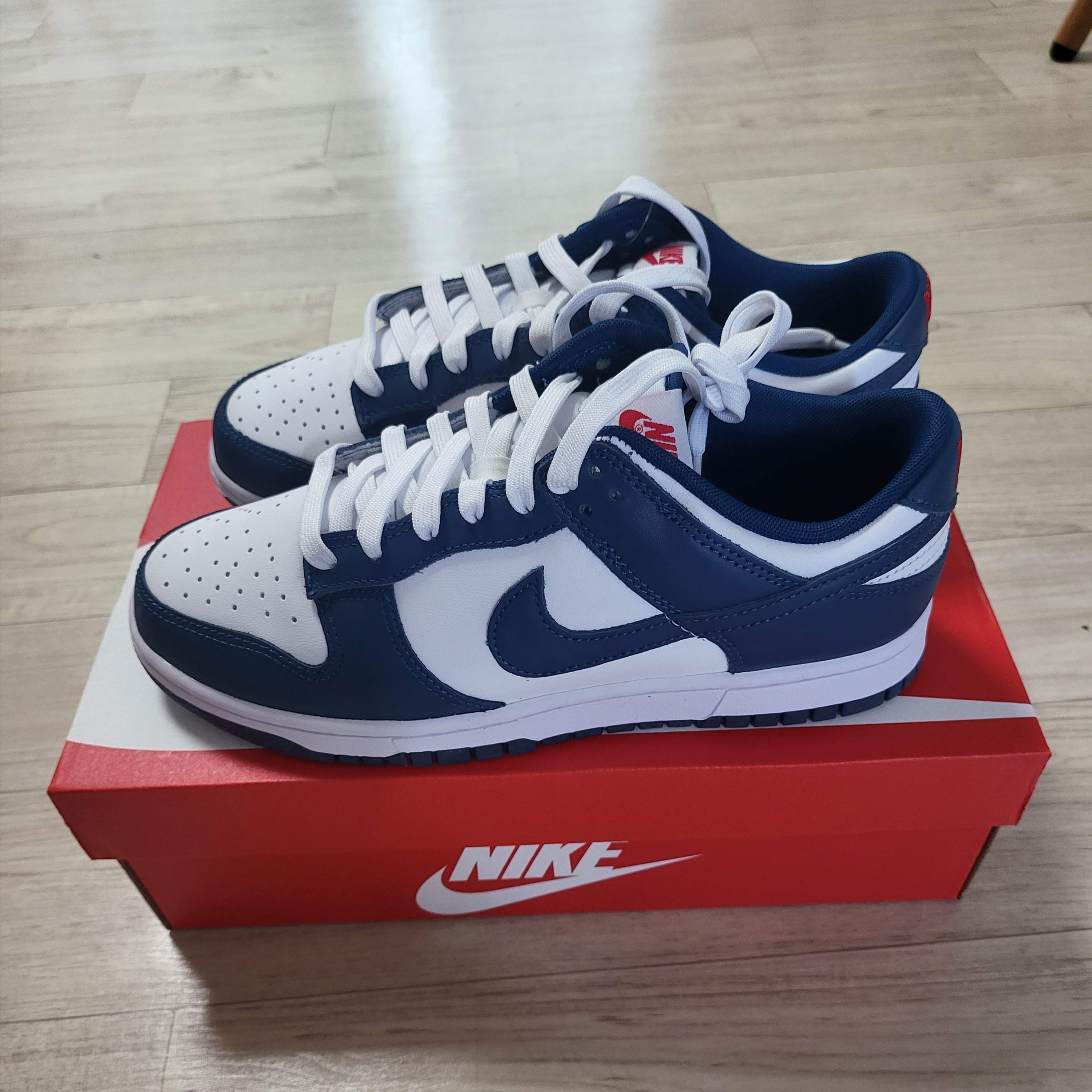 Nike Dunk Low Retro Valerian Blue 착용 스타일 - 3