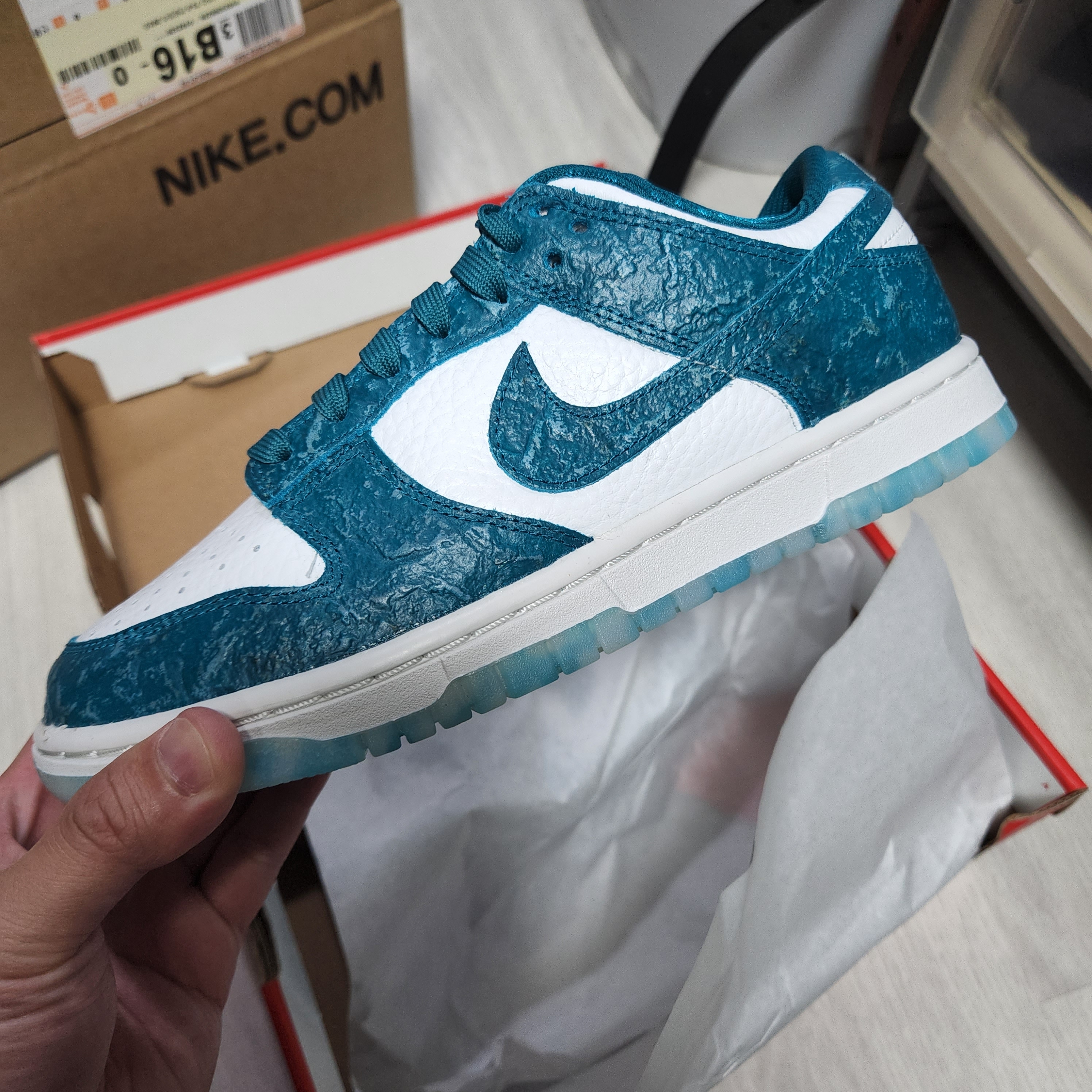 (W) Nike Dunk Low Ocean 착용 스타일