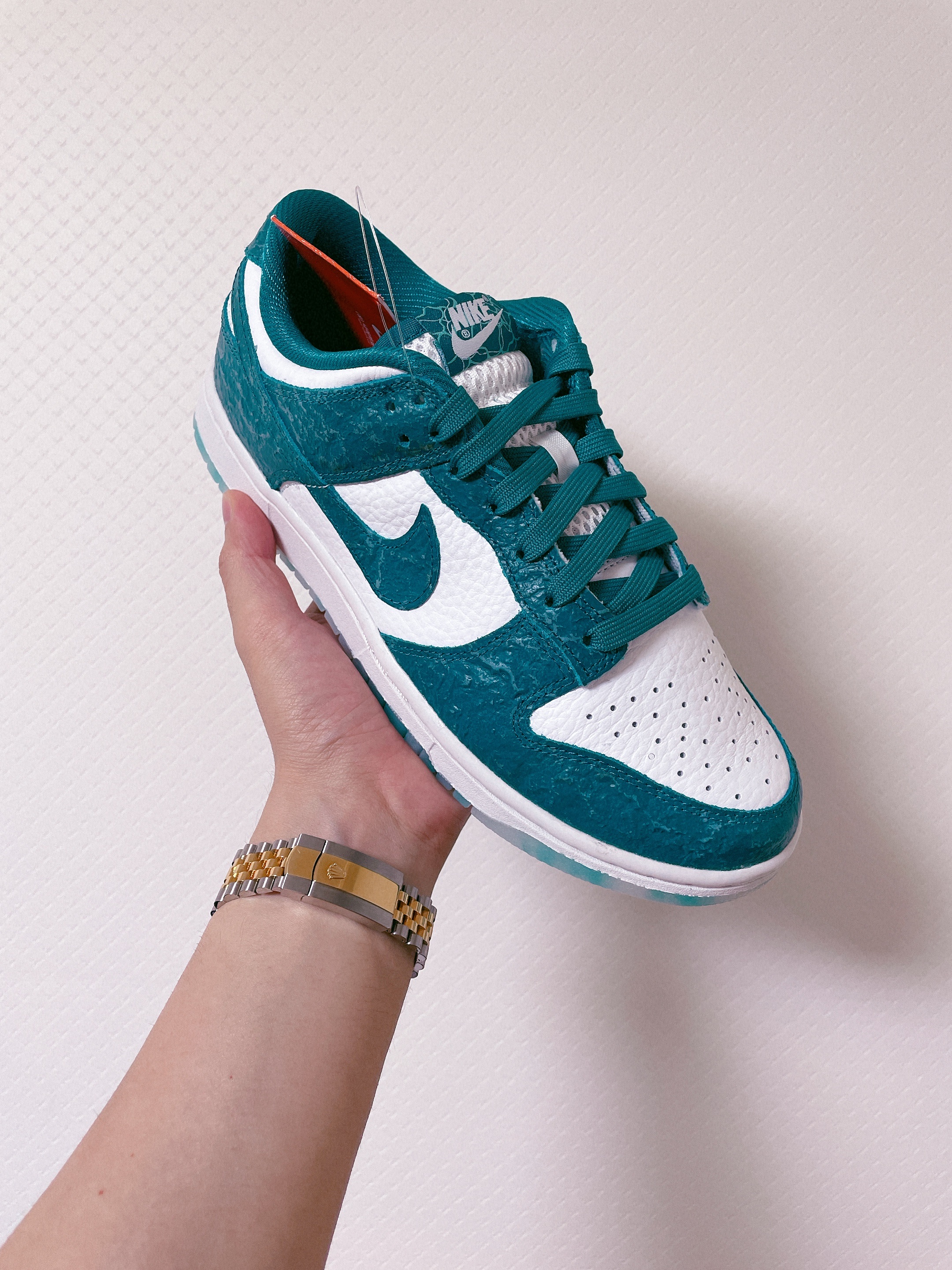 (W) Nike Dunk Low Ocean 착용 스타일 - 1
