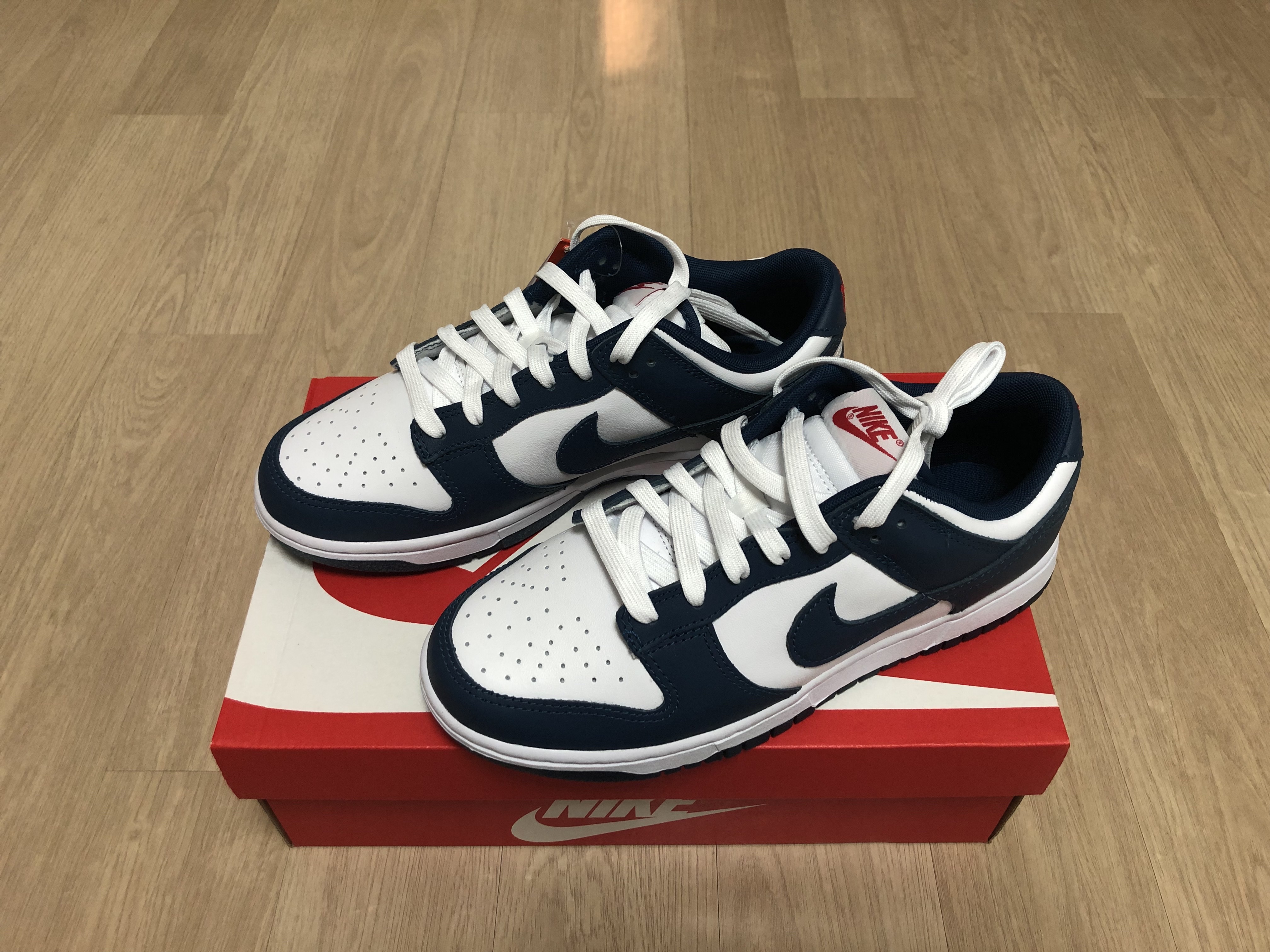 Nike Dunk Low Retro Valerian Blue 착용 스타일 - 1