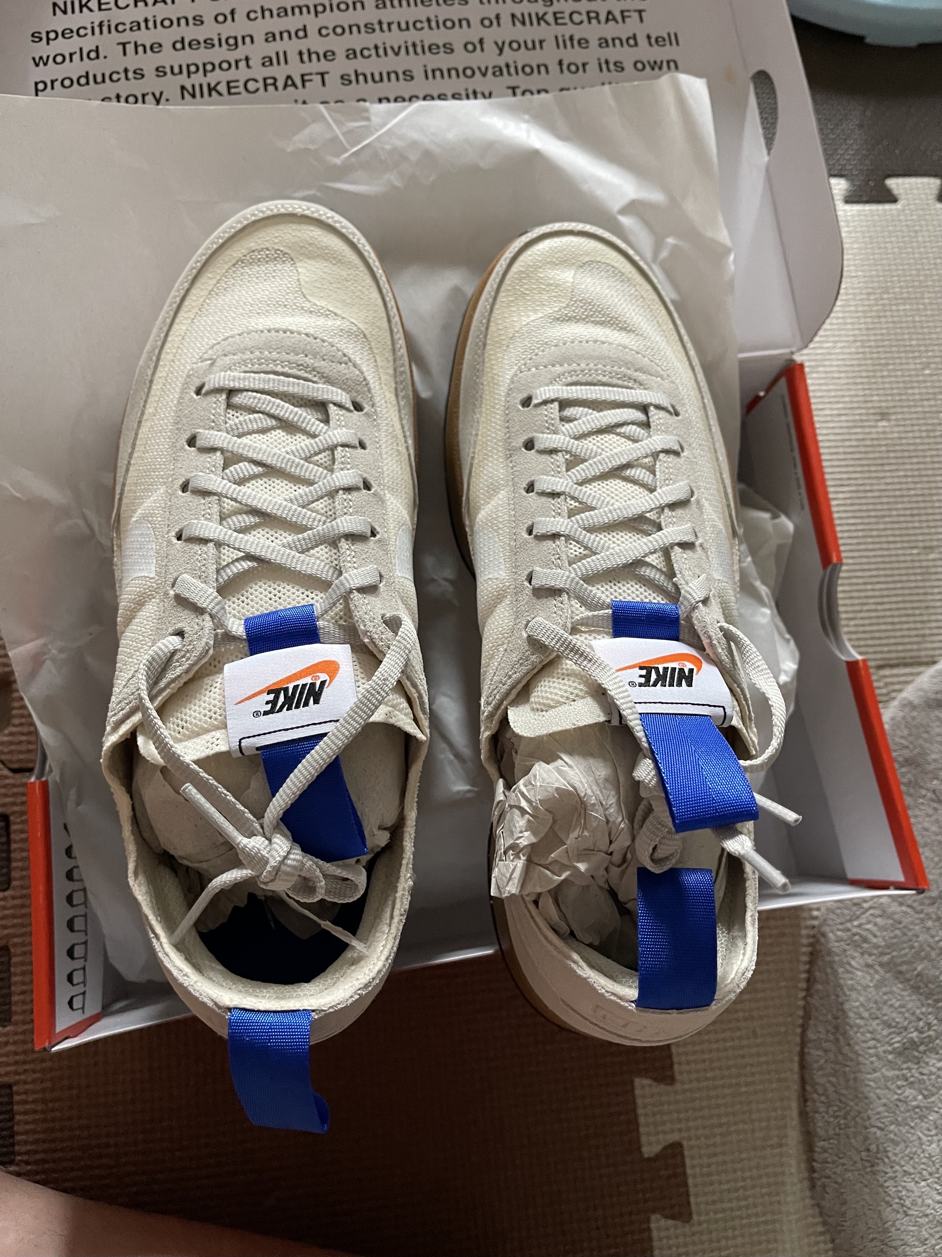 Nike x Tom Sachs General Purpose Shoe Light Cream 착용 스타일 - 2