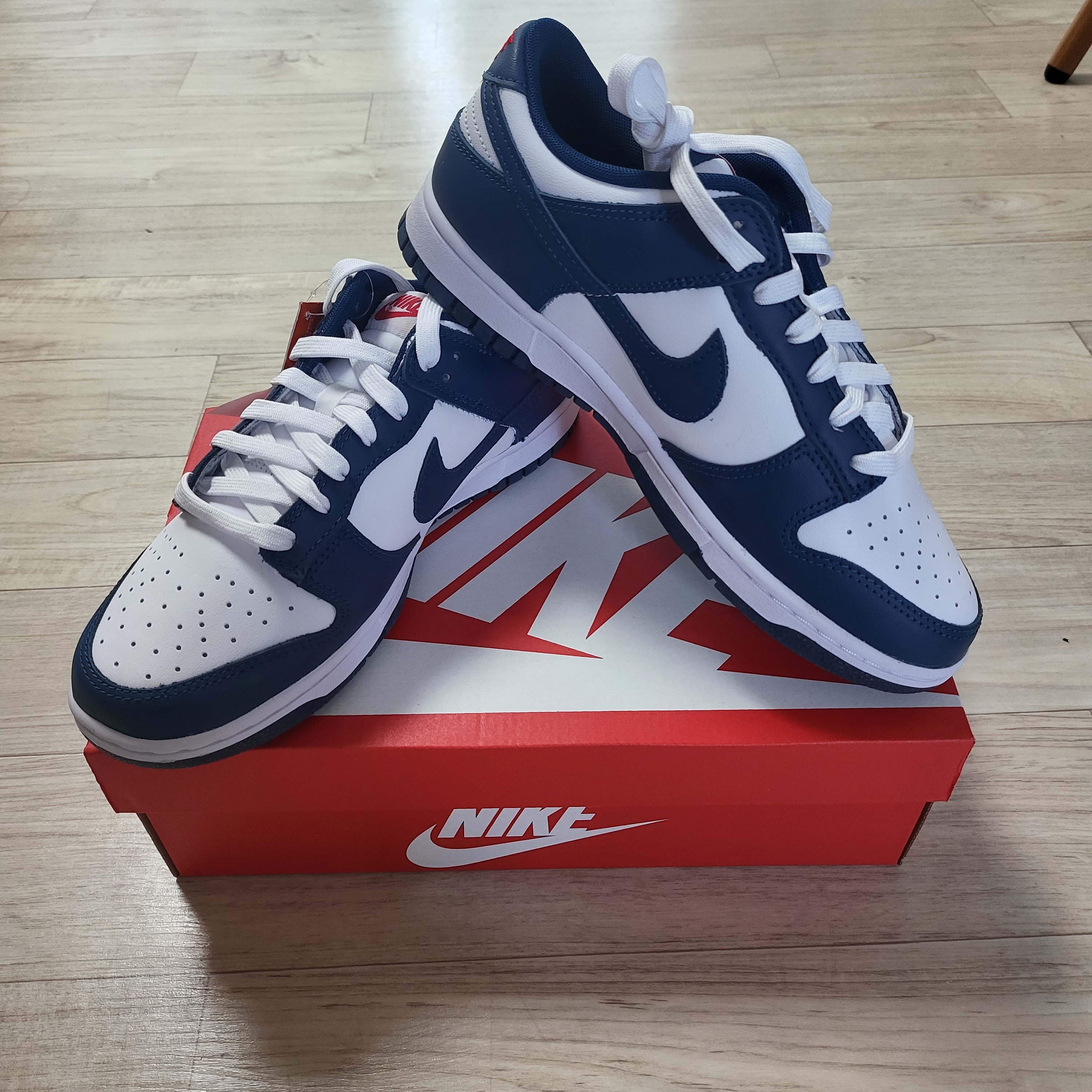 Nike Dunk Low Retro Valerian Blue 착용 스타일 - 2