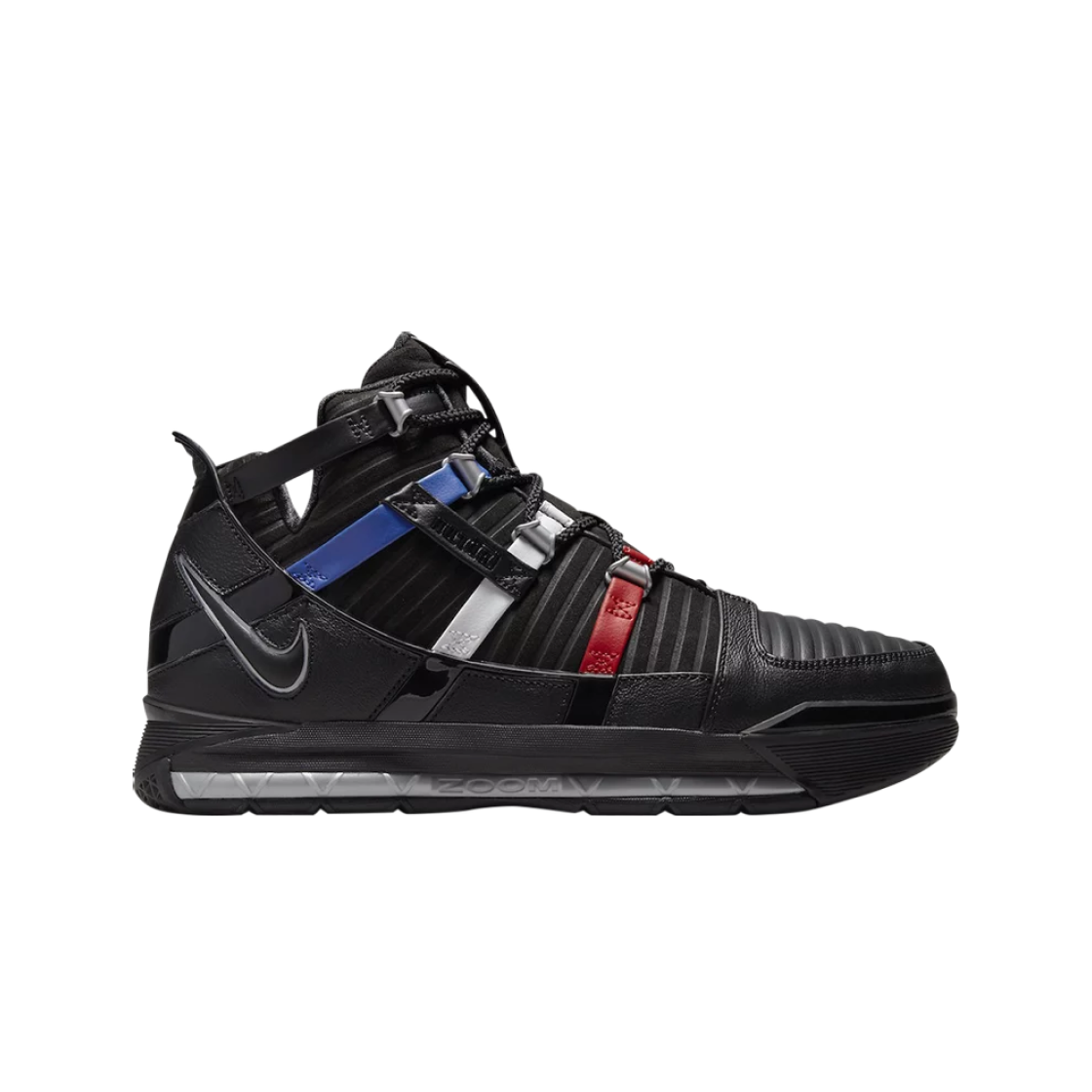 나이키 줌 르브론 3 QS 블랙 앤 유니버시티 레드(Nike Zoom LeBron 3 QS Black and University Red) - 1