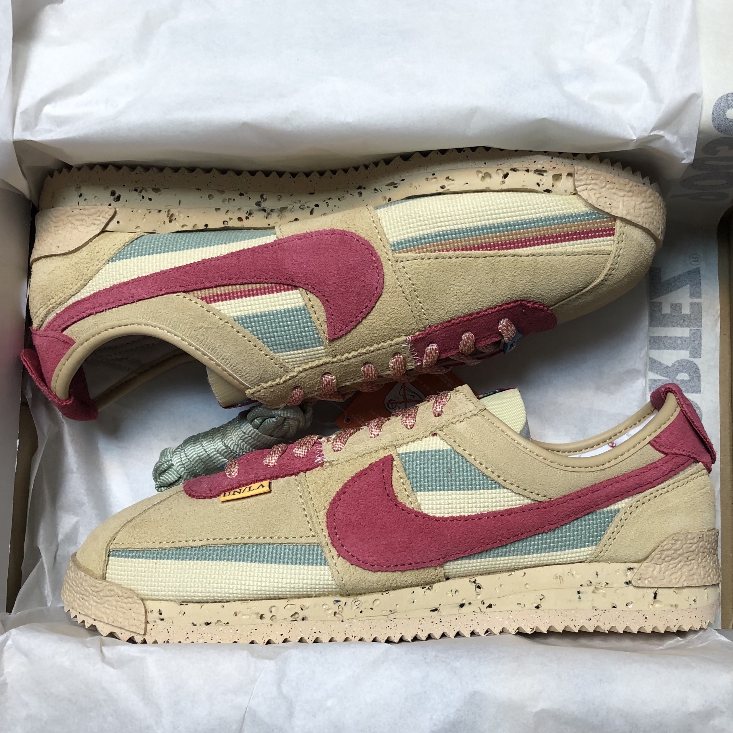 Nike x Union Cortez SP Sesame 착용 스타일 - 1