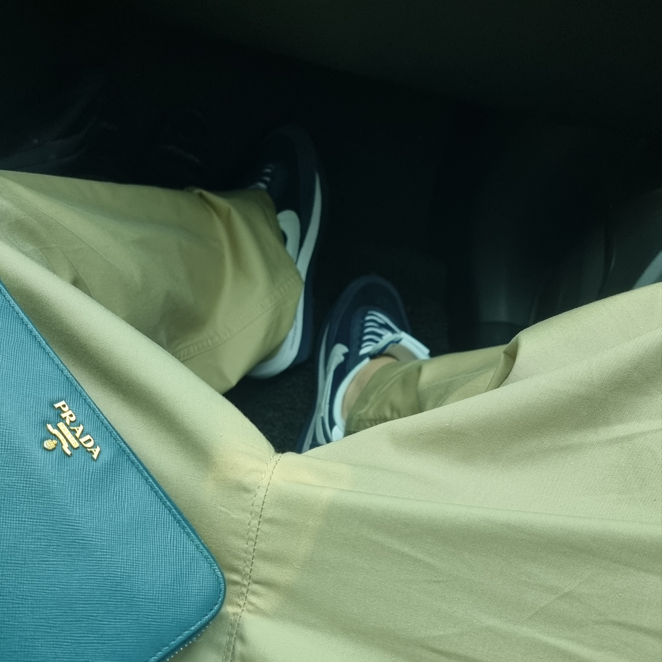 Nike x Sacai x Fragment LDWaffle Blackened Blue 착용 스타일