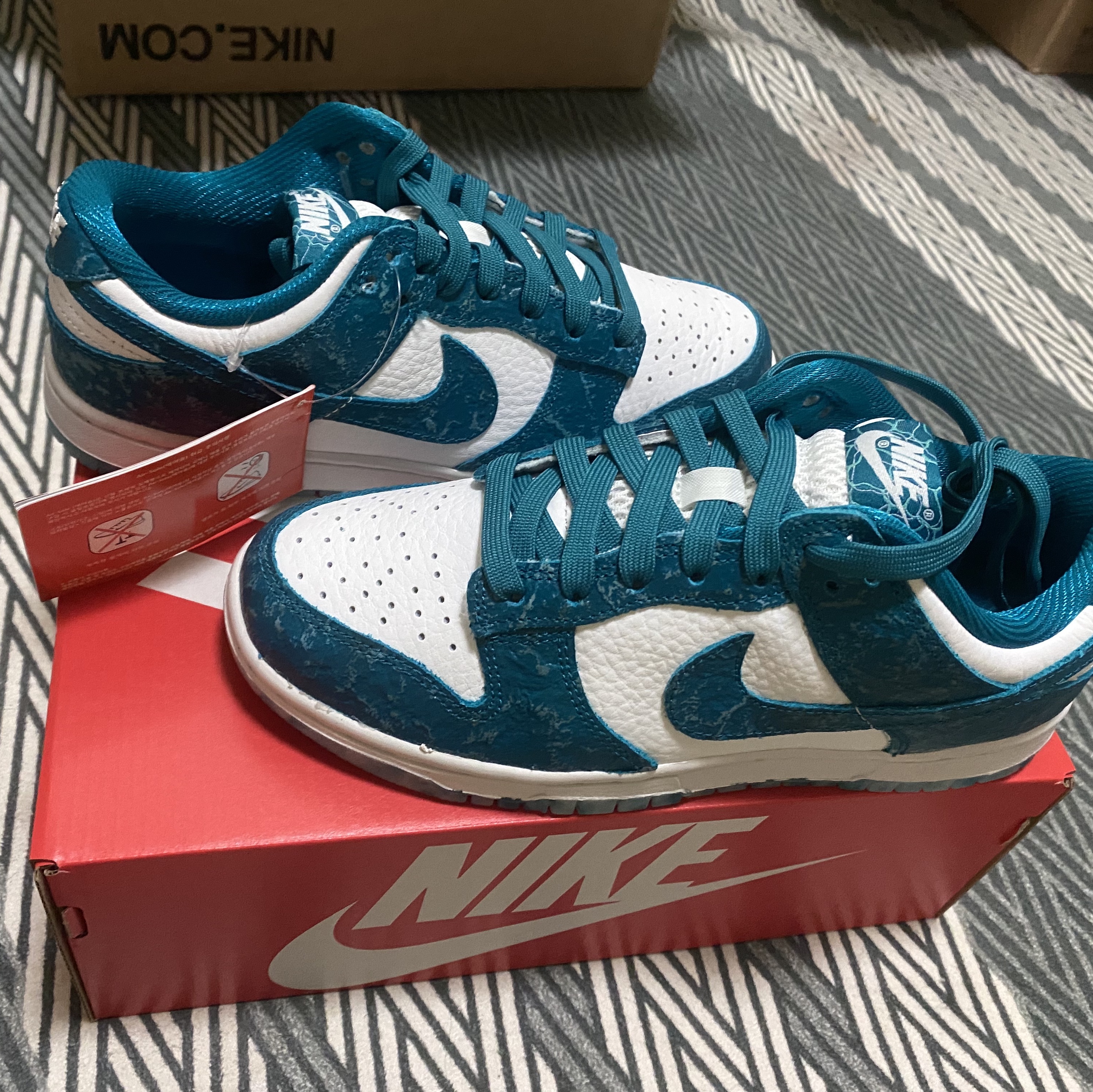 (W) Nike Dunk Low Ocean 착용 스타일 - 3