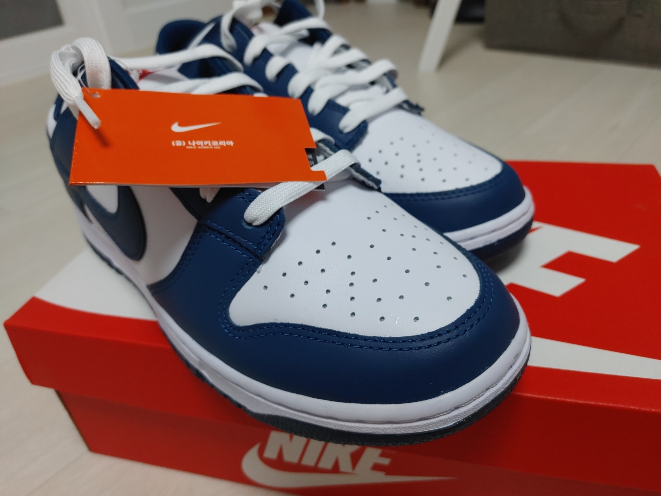 Nike Dunk Low Retro Valerian Blue 착용 스타일 - 1
