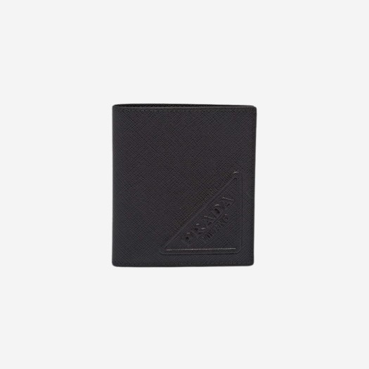 프라다 사피아노 레더 지갑 블랙