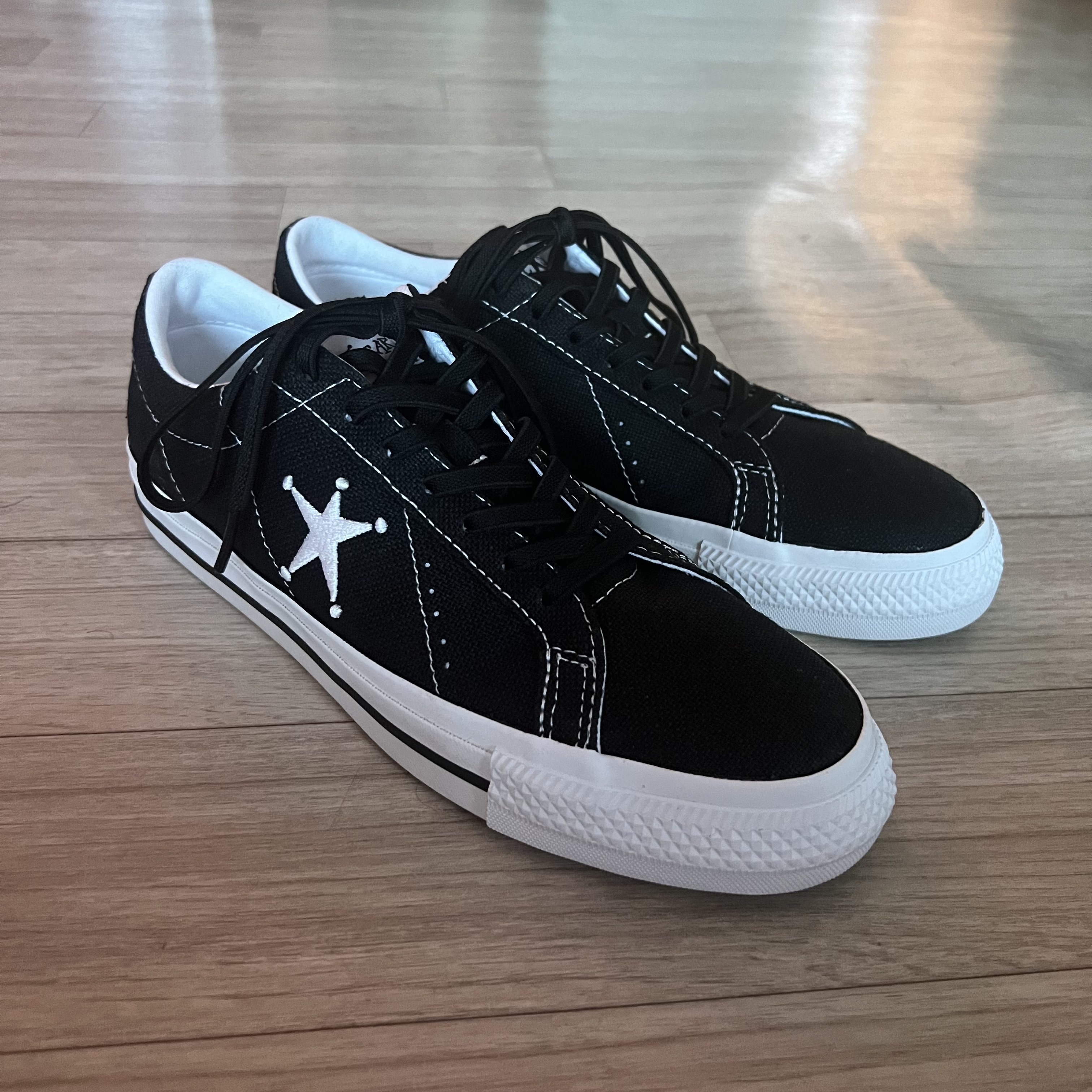 Converse x Stussy One Star Ox Black 착용 스타일