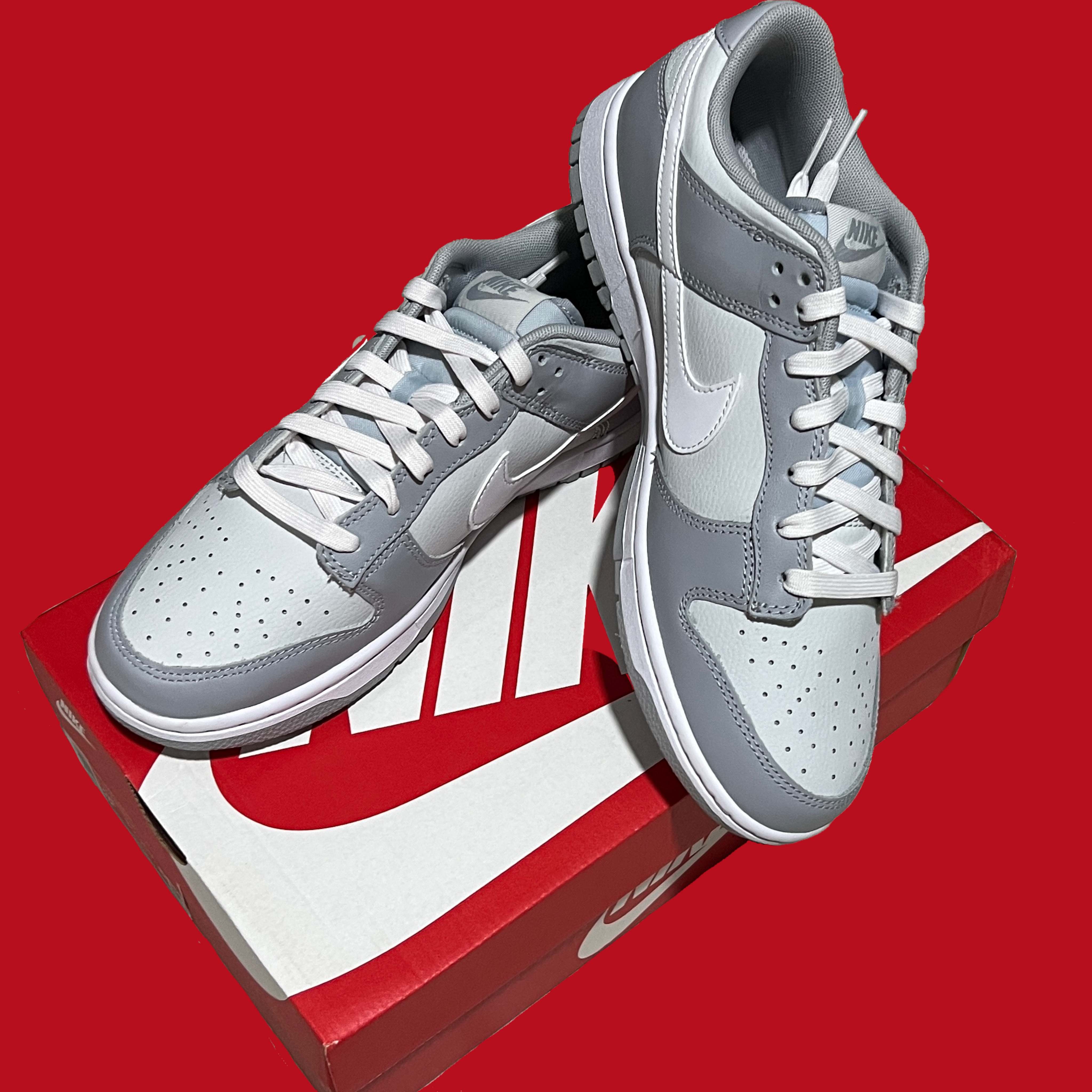 Nike Dunk Low Retro Wolf Grey 착용 스타일