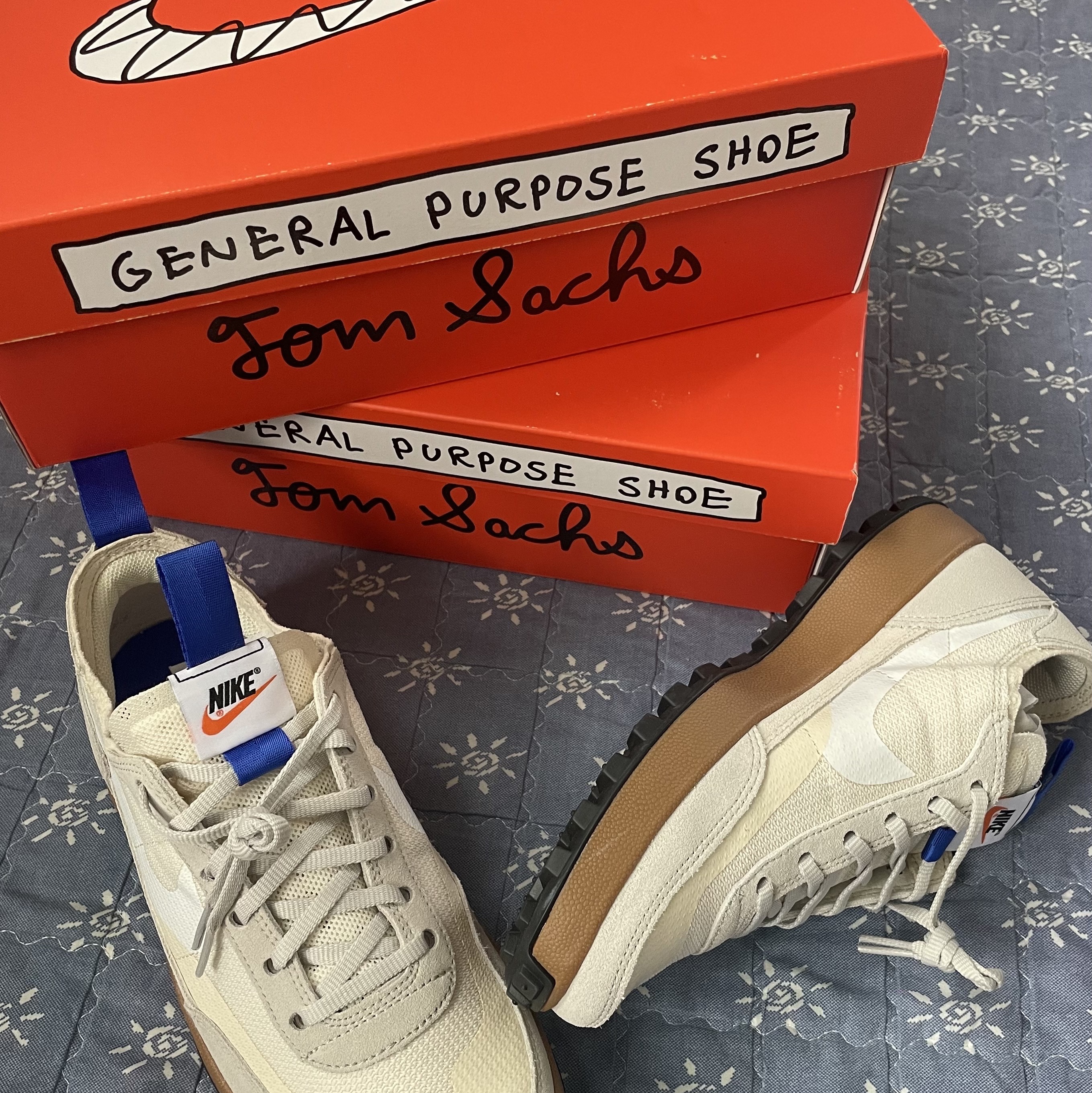 Nike x Tom Sachs General Purpose Shoe Light Cream 착용 스타일
