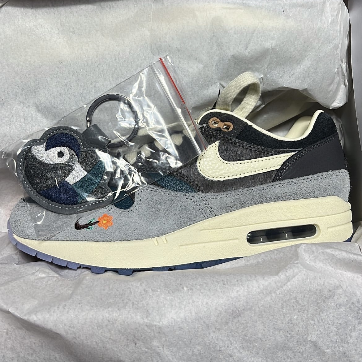 Nike x Kasina Air Max 1 SP Won-Ang Particle Grey 착용 스타일