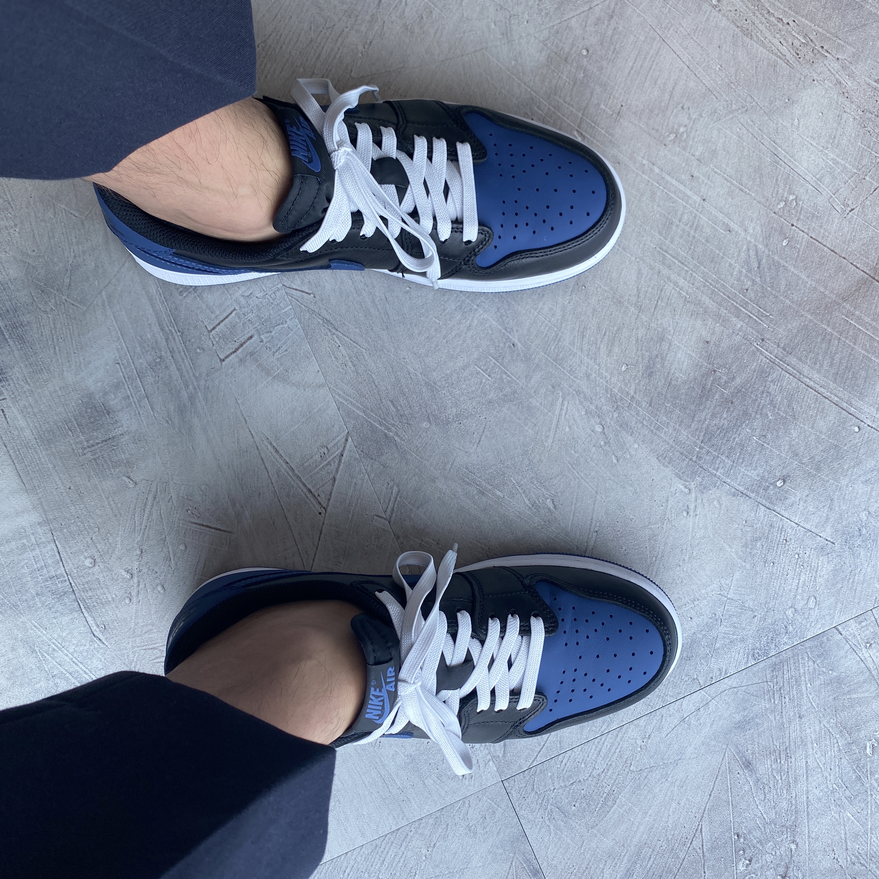 Jordan 1 Retro Low OG Mystic Navy 착용 스타일