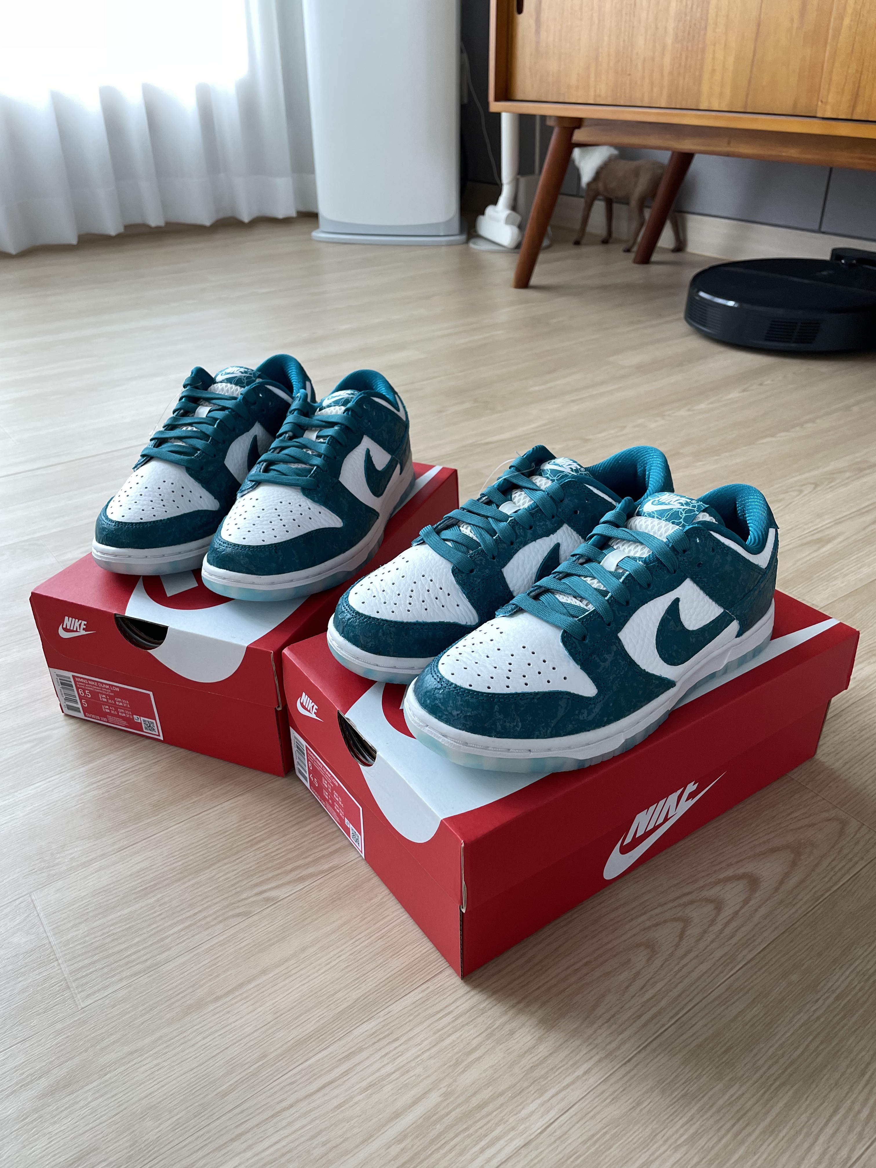 (W) Nike Dunk Low Ocean 착용 스타일