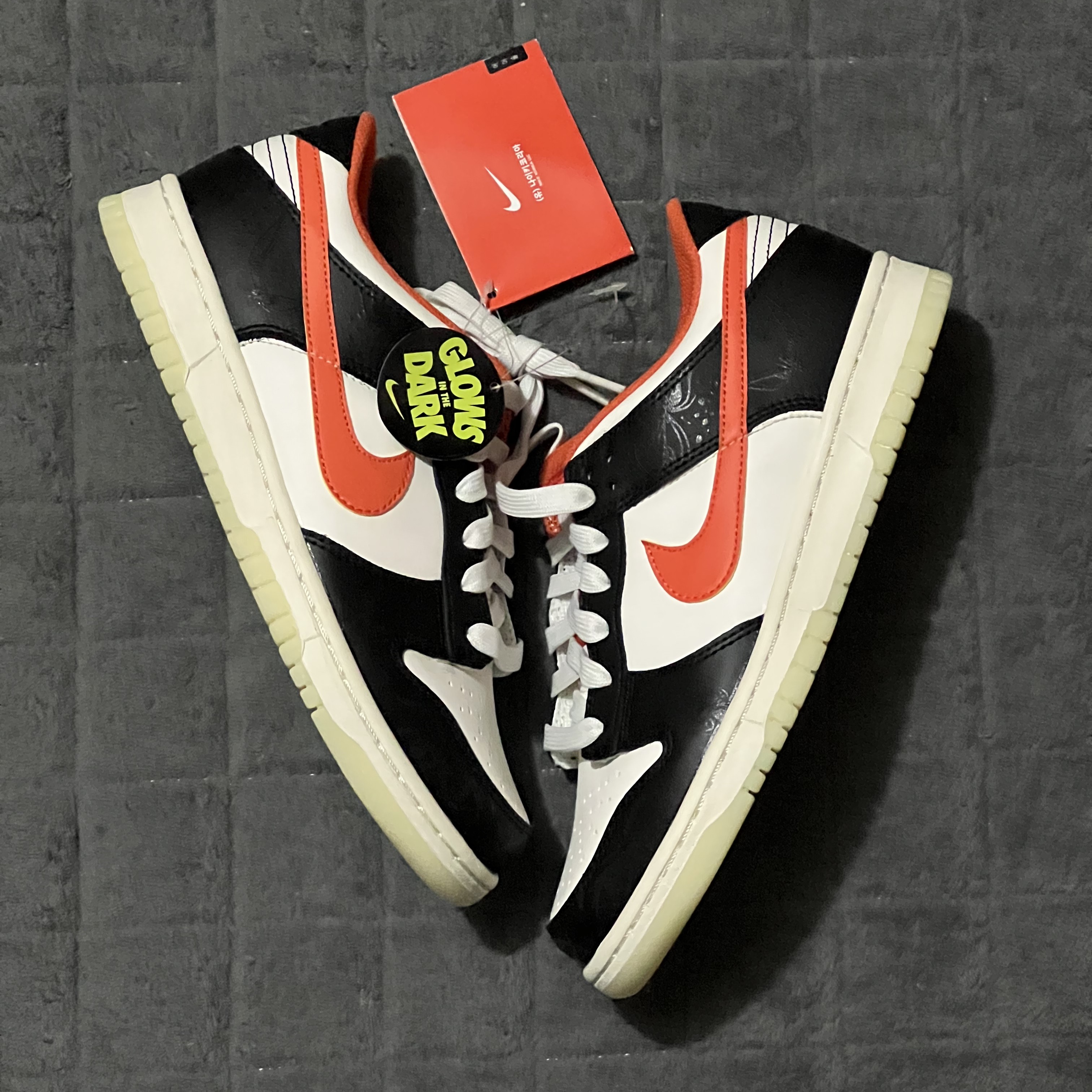 Nike Dunk Low Retro PRM Halloween, (GS) Nike Dunk Low PRM Halloween 착용 스타일 - 1