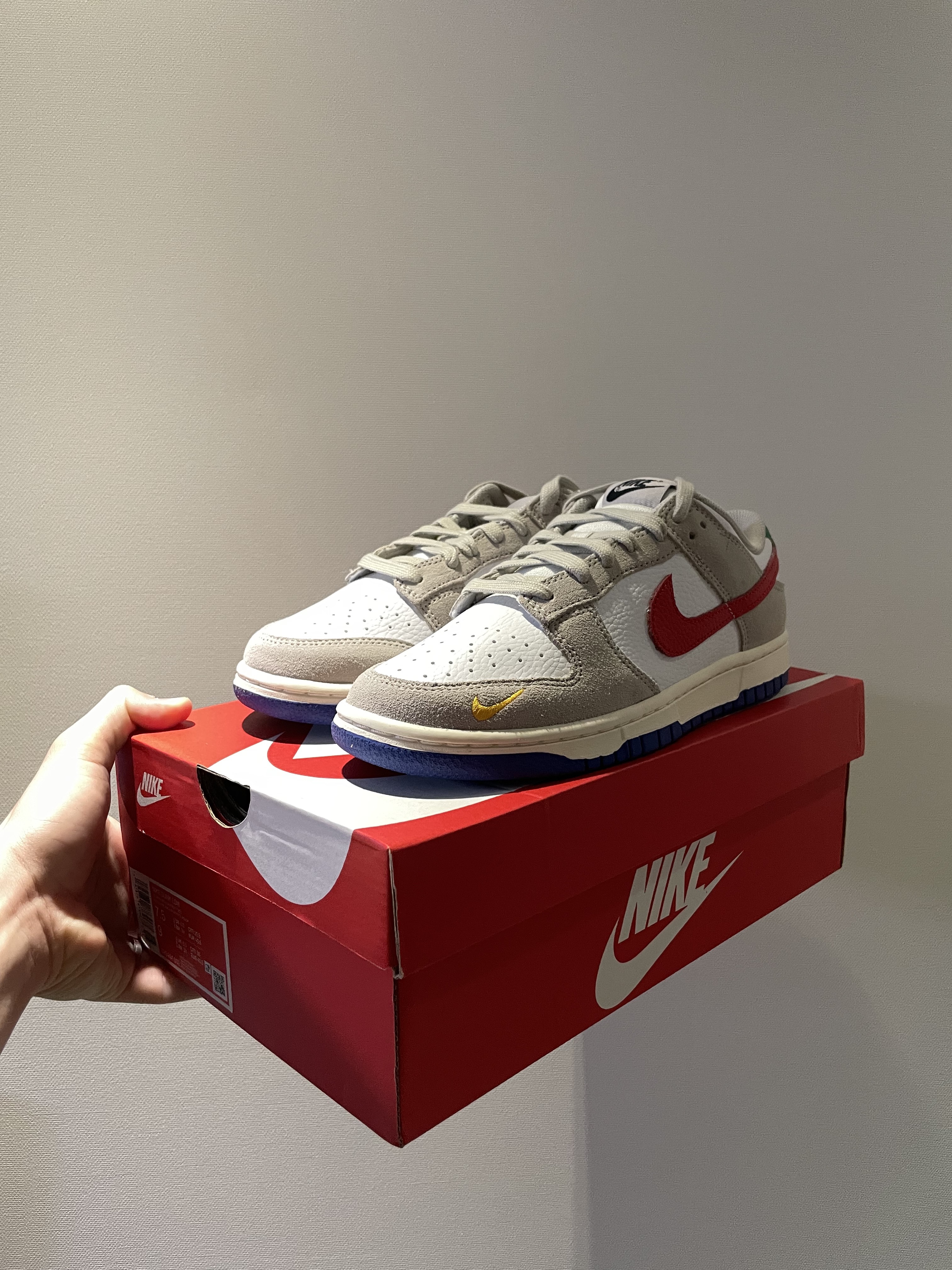 Nike Dunk Low Light Iron Ore 착용 스타일 - 2