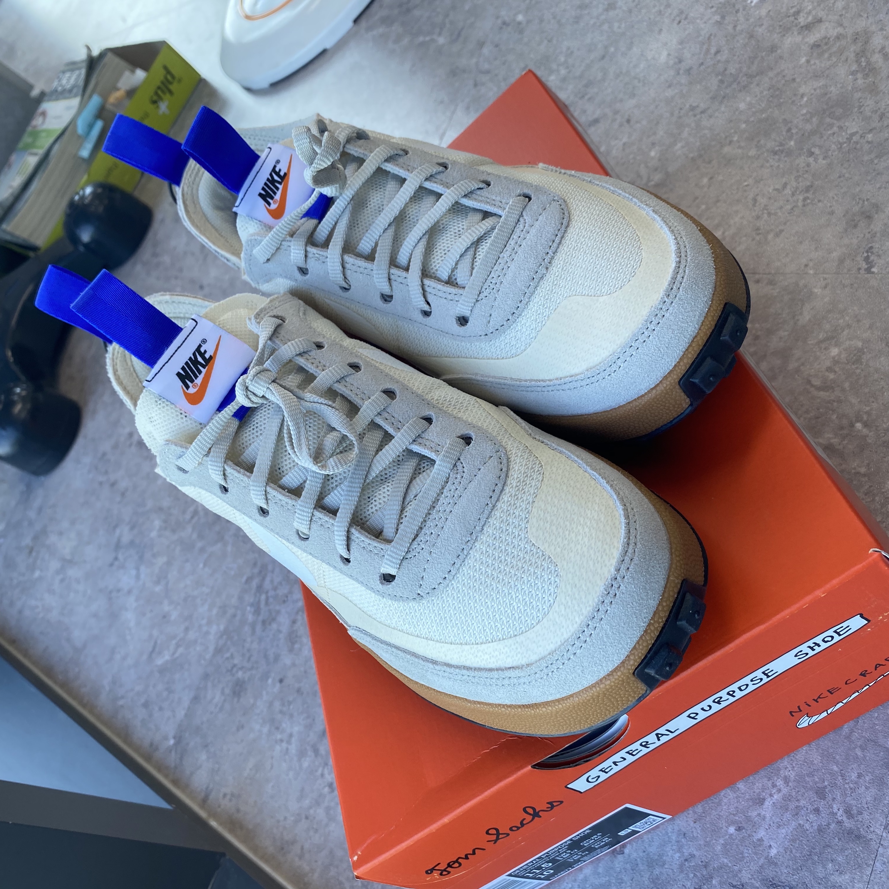 Nike x Tom Sachs General Purpose Shoe Light Cream 착용 스타일 - 3