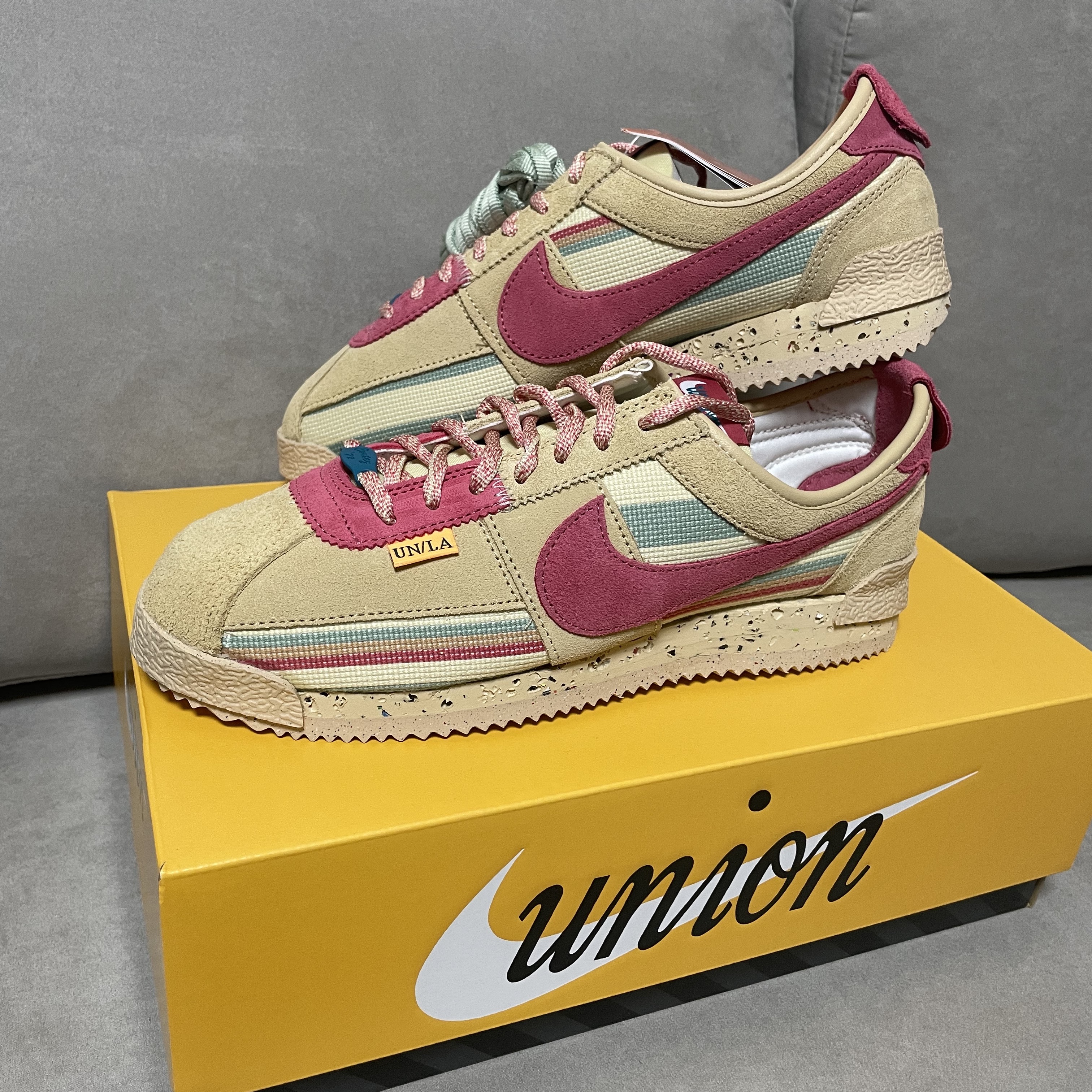 Nike x Union Cortez SP Sesame 착용 스타일 - 1