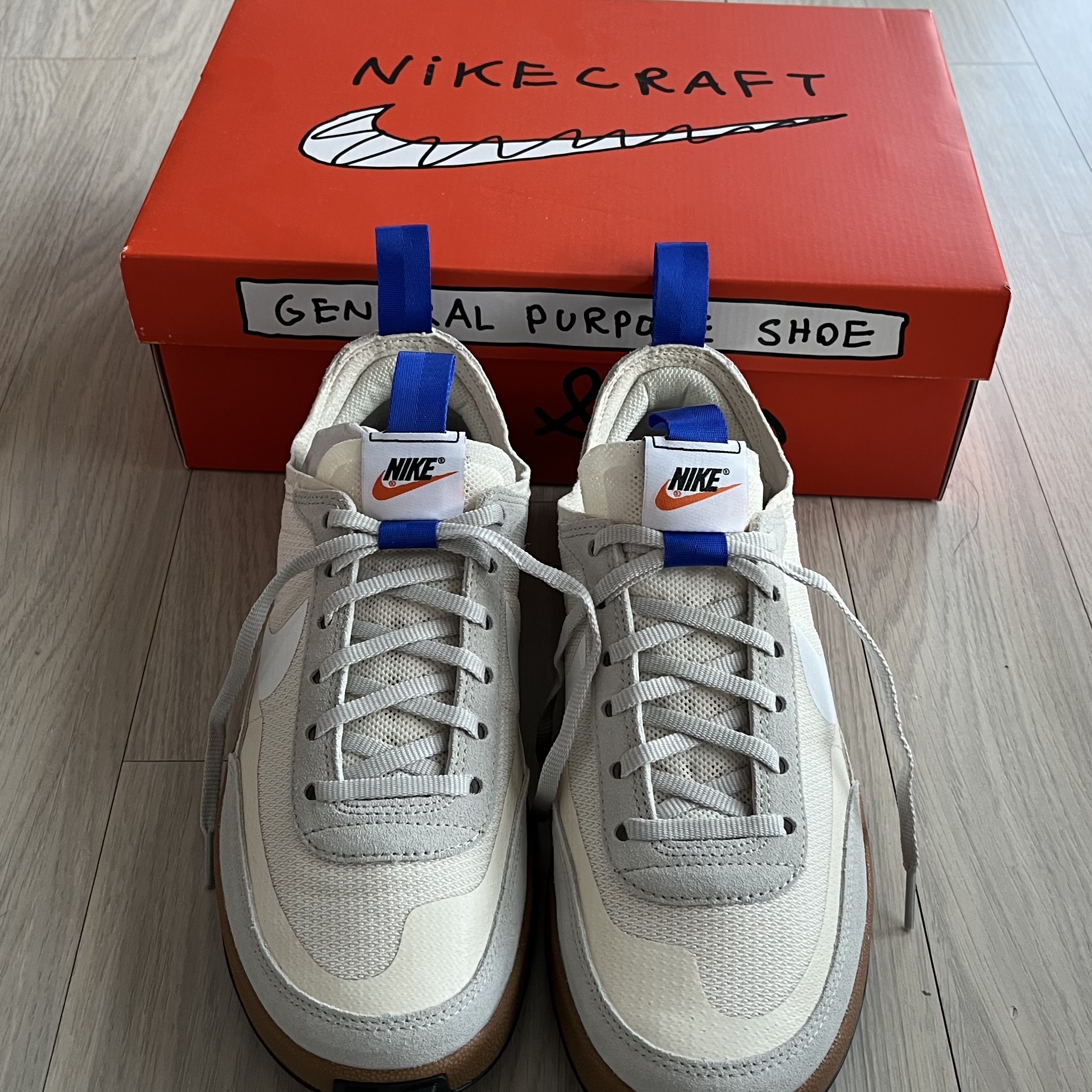 Nike x Tom Sachs General Purpose Shoe Light Cream 착용 스타일 - 2